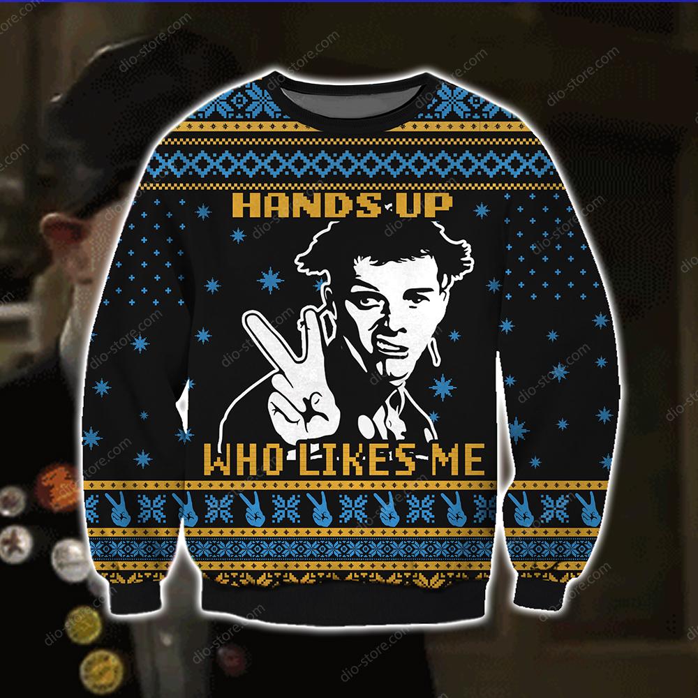 Hands Up Who Like Me Knitting Pattern 3D Print Ugly Sweater Hoodie All Over Printed Cint10496 Hands Up Who Like Me Knitting Pattern 3D Print Ugly Sweater Hoodie All Over Printed Cint10496