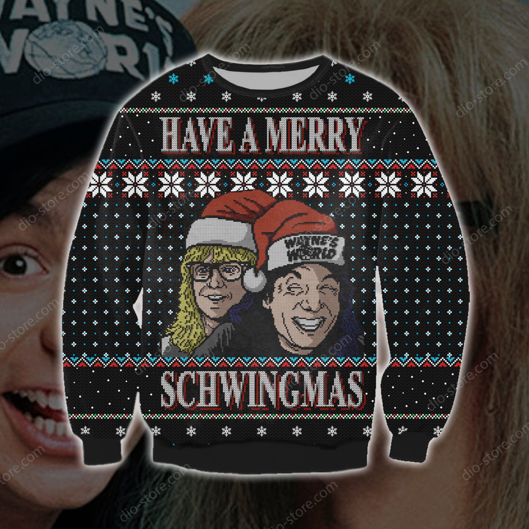 Have A Merry Schwingmas Knitting Pattern 3D Print Ugly Sweater Hoodie All Over Printed Cint10524 Have A Merry Schwingmas Knitting Pattern 3D Print Ugly Sweater Hoodie All Over Printed Cint10524