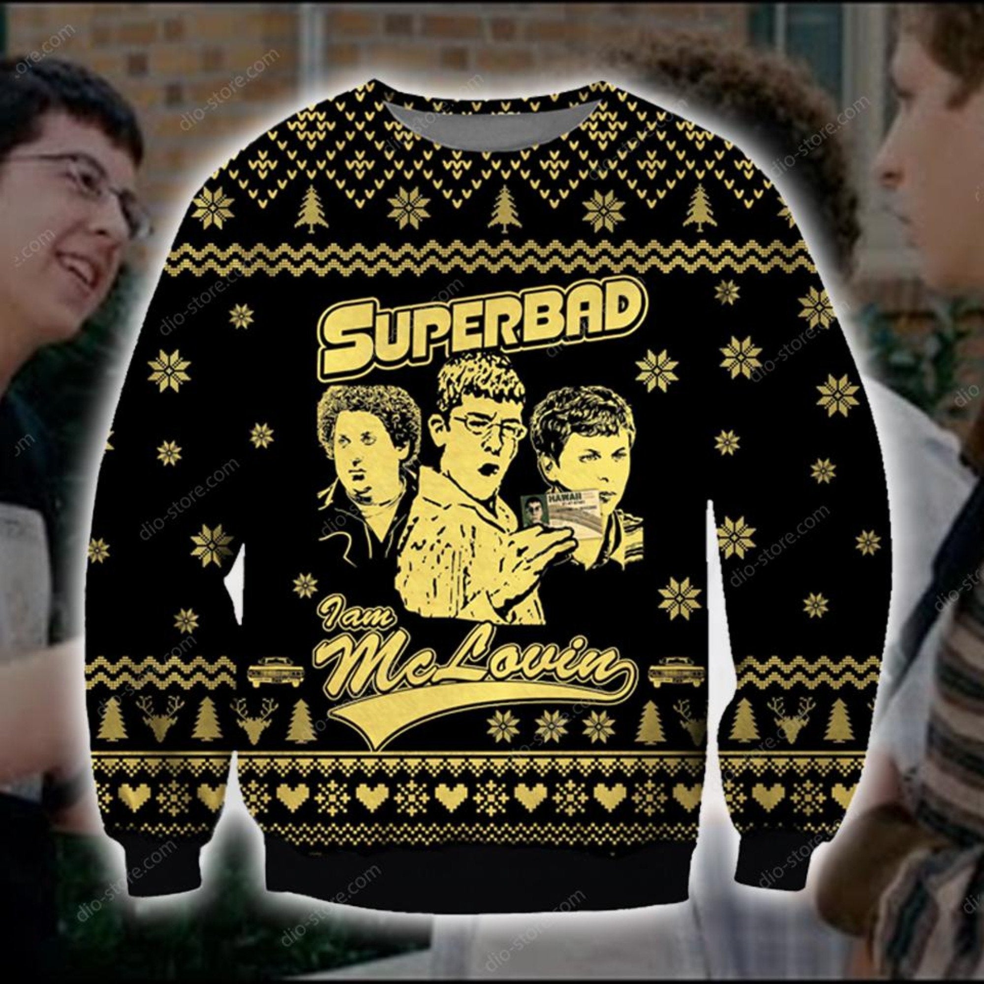 I Am Mclovin Superbad Knitting Pattern 3D Print Ugly Christmas Sweater Hoodie All Over Printed Cint10698 I Am Mclovin Superbad Knitting Pattern 3D Print Ugly Christmas Sweater Hoodie All Over Printed Cint10698