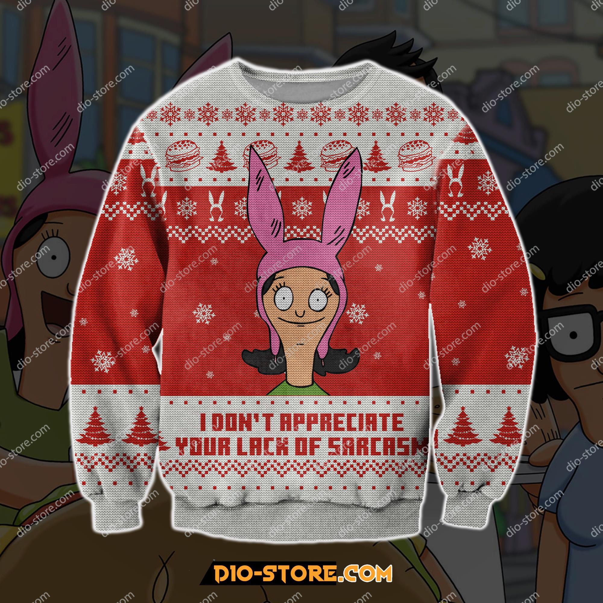 Knitting Pattern Bobs Burgers 3D Print Ugly Christmas Sweater Hoodie All Over Printed Cint10159 Knitting Pattern Bobs Burgers 3D Print Ugly Christmas Sweater Hoodie All Over Printed Cint10159