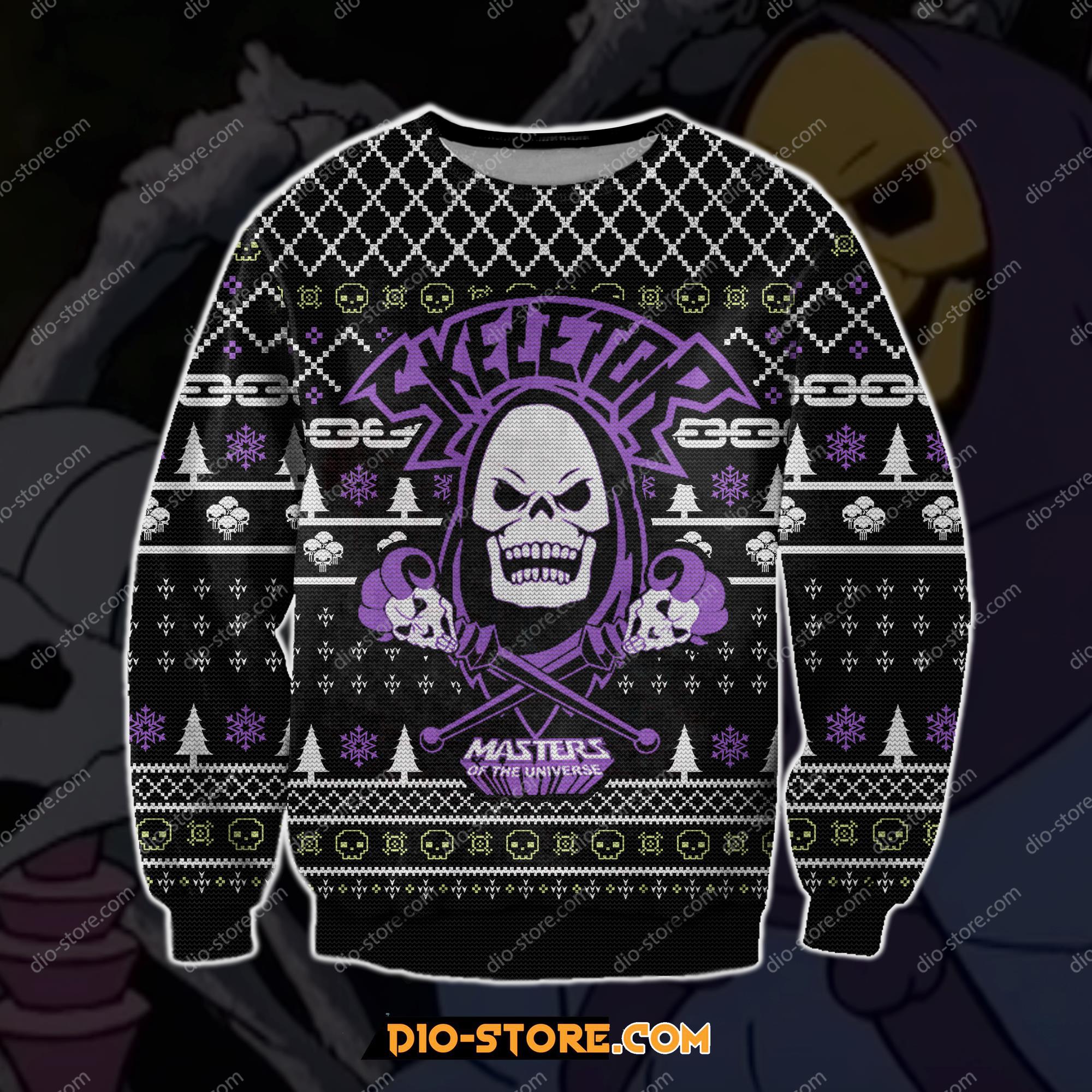 Masters Of The Universe Skeletor 3D Print Ugly Sweatshirt Hoodie All Over Printed Cint10104