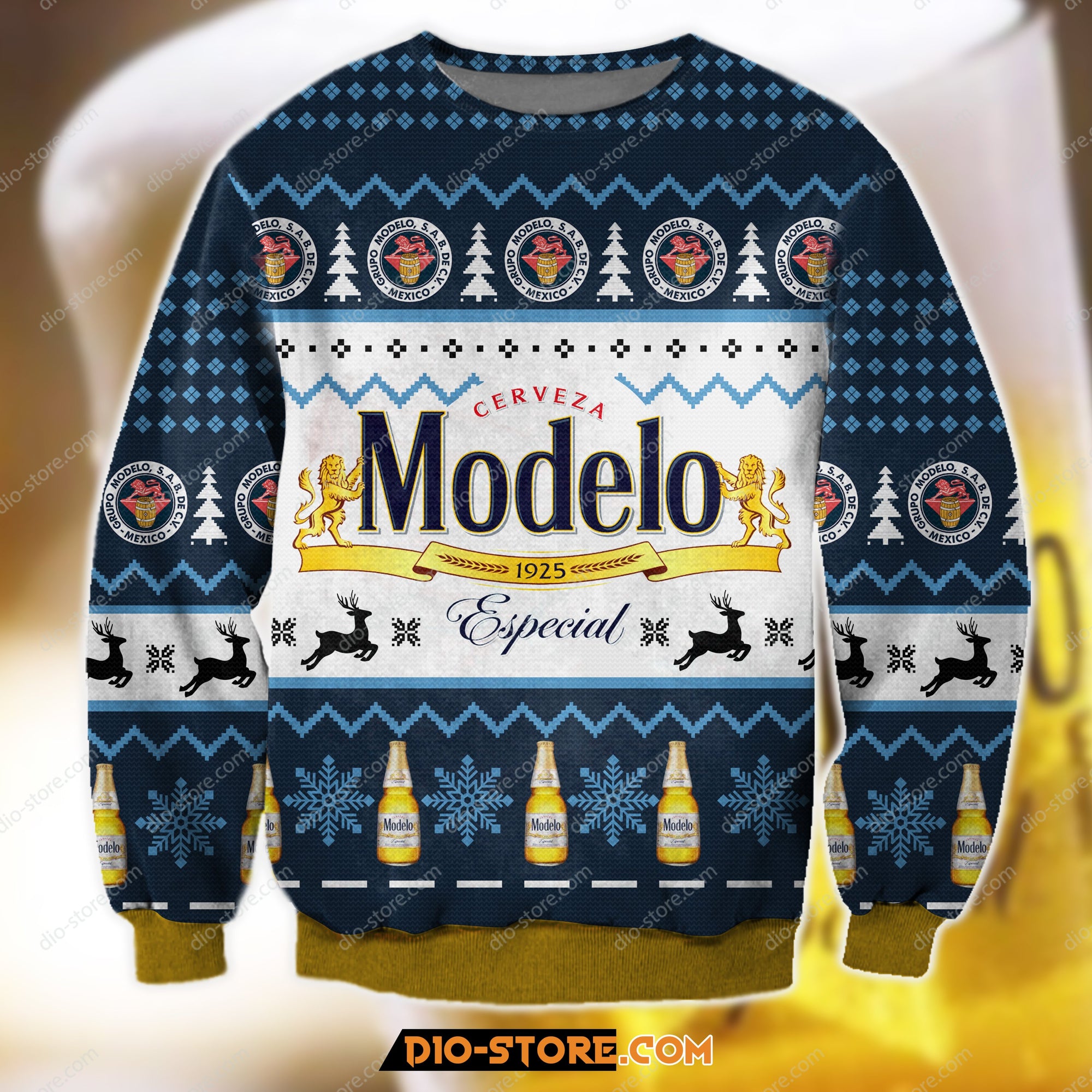 Modelo Especial Knitting Pattern 3D All Over Print Ugly Christmas Sweater Hoodie All Over Printed Cint10267