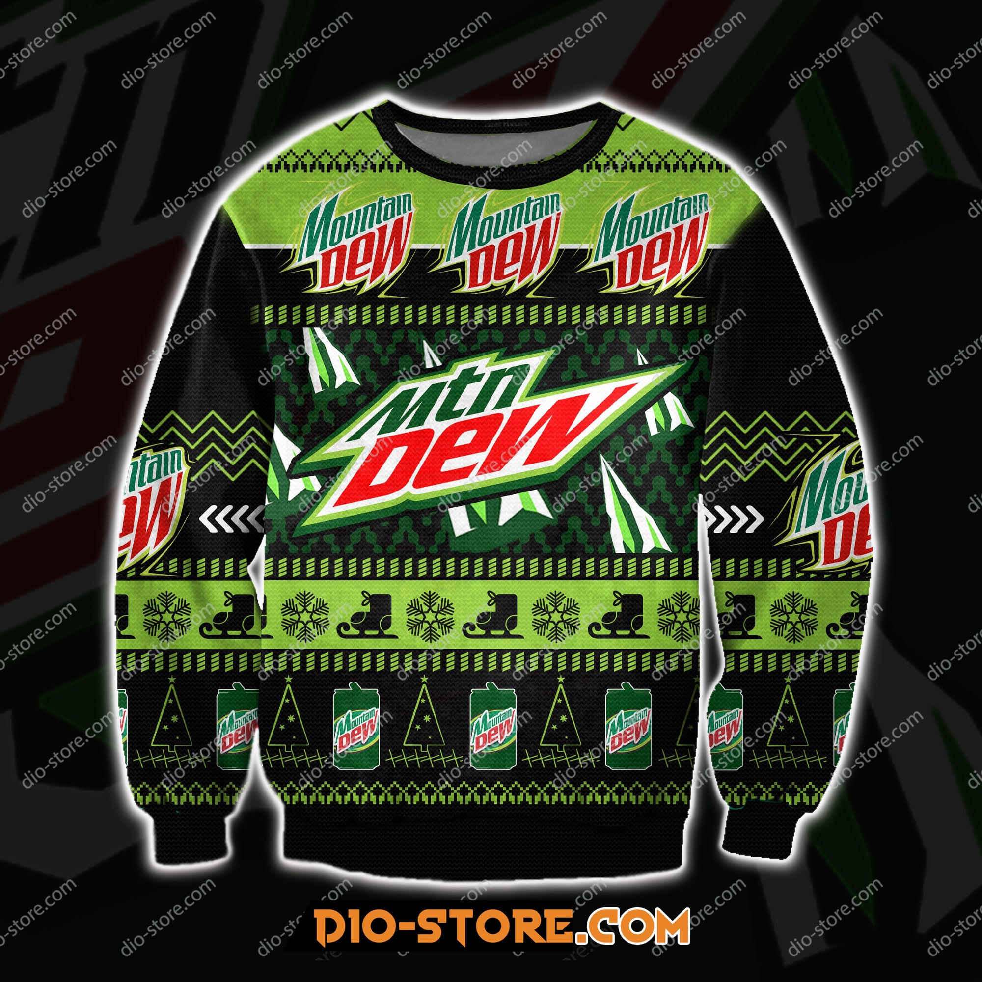 Mountain Drew 3D All Over Print Ugly Christmas Sweater Hoodie All Over Printed Cint10341