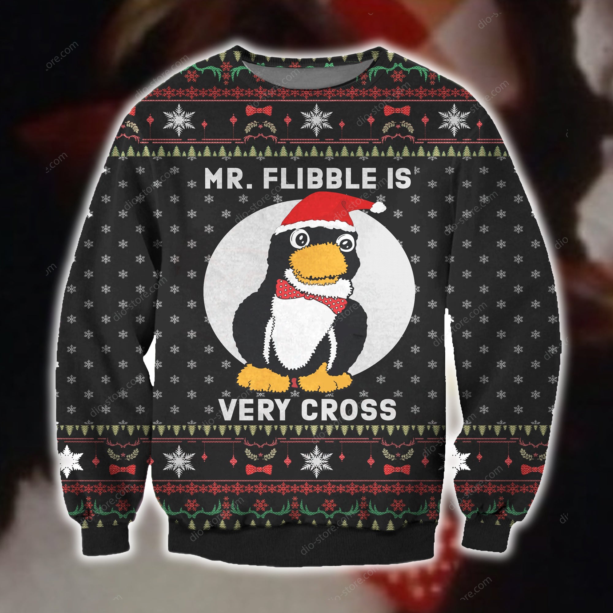 Mr Flibble Knitting Pattern 3D Print Ugly Sweater Hoodie All Over Printed Cint10554 Mr Flibble Knitting Pattern 3D Print Ugly Sweater Hoodie All Over Printed Cint10554