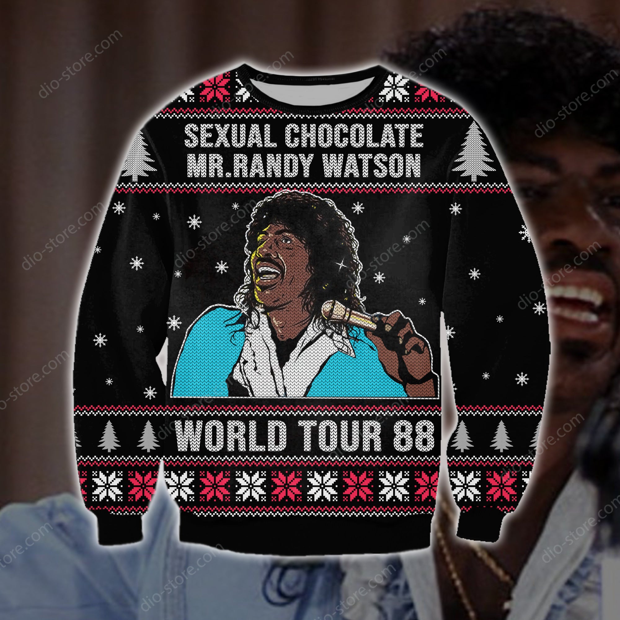 Mr Randy Watson Knitting Pattern 3D Print Ugly Sweater Hoodie All Over Printed Cint10567