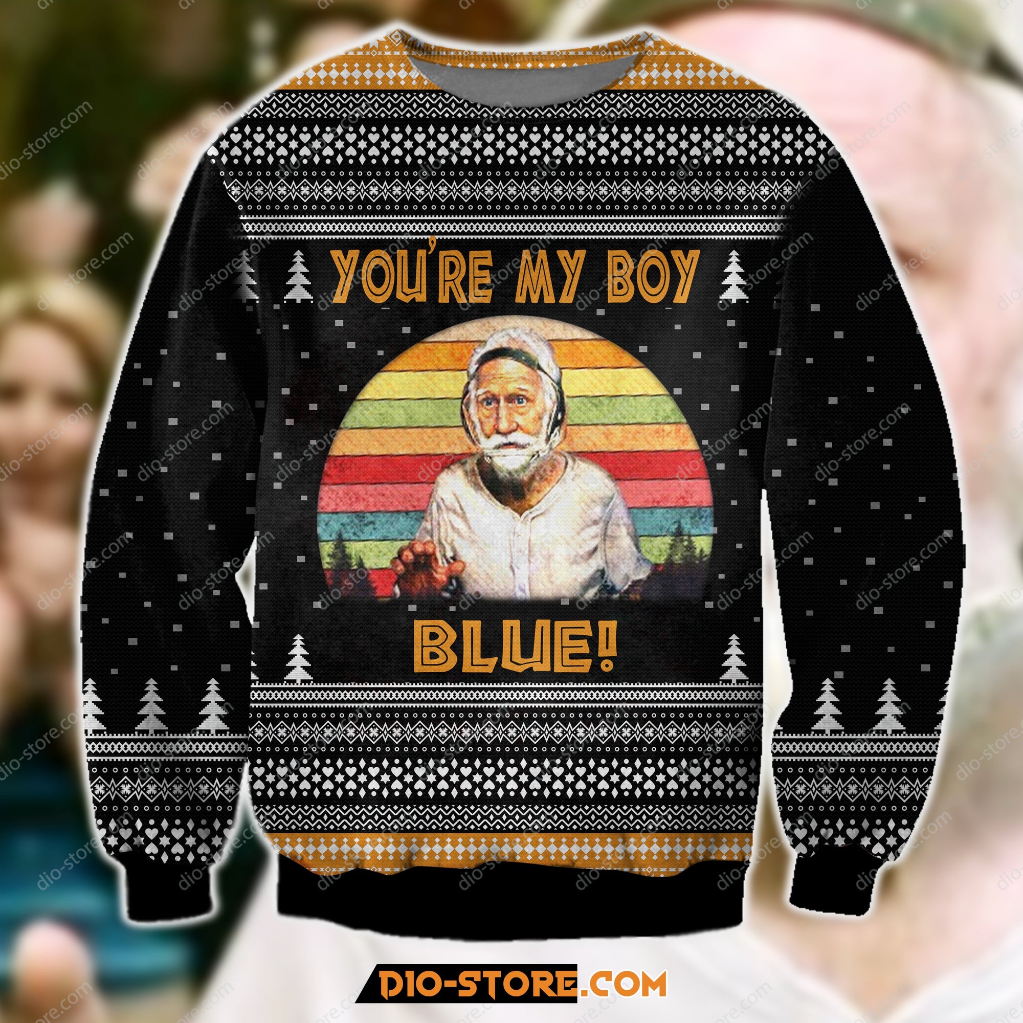 Old School Patrick Cranshaw 3D Print Ugly Christmas Sweater Hoodie All Over Printed Cint10077