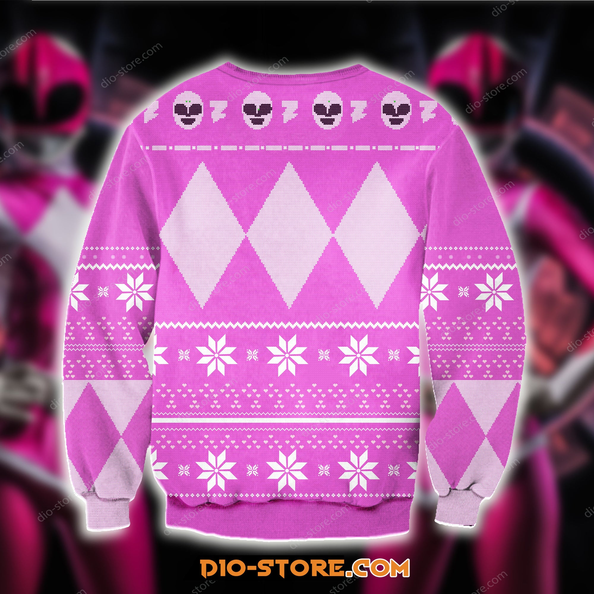 Power Rangers Knitting Pattern 3D Pink Print Ugly Sweater Hoodie All Over Printed Cint10449 1 » Cool Gifts for You - Mfamilygift Power Rangers Knitting Pattern 3D Pink Print Ugly Sweater Hoodie All Over Printed Cint10449 1