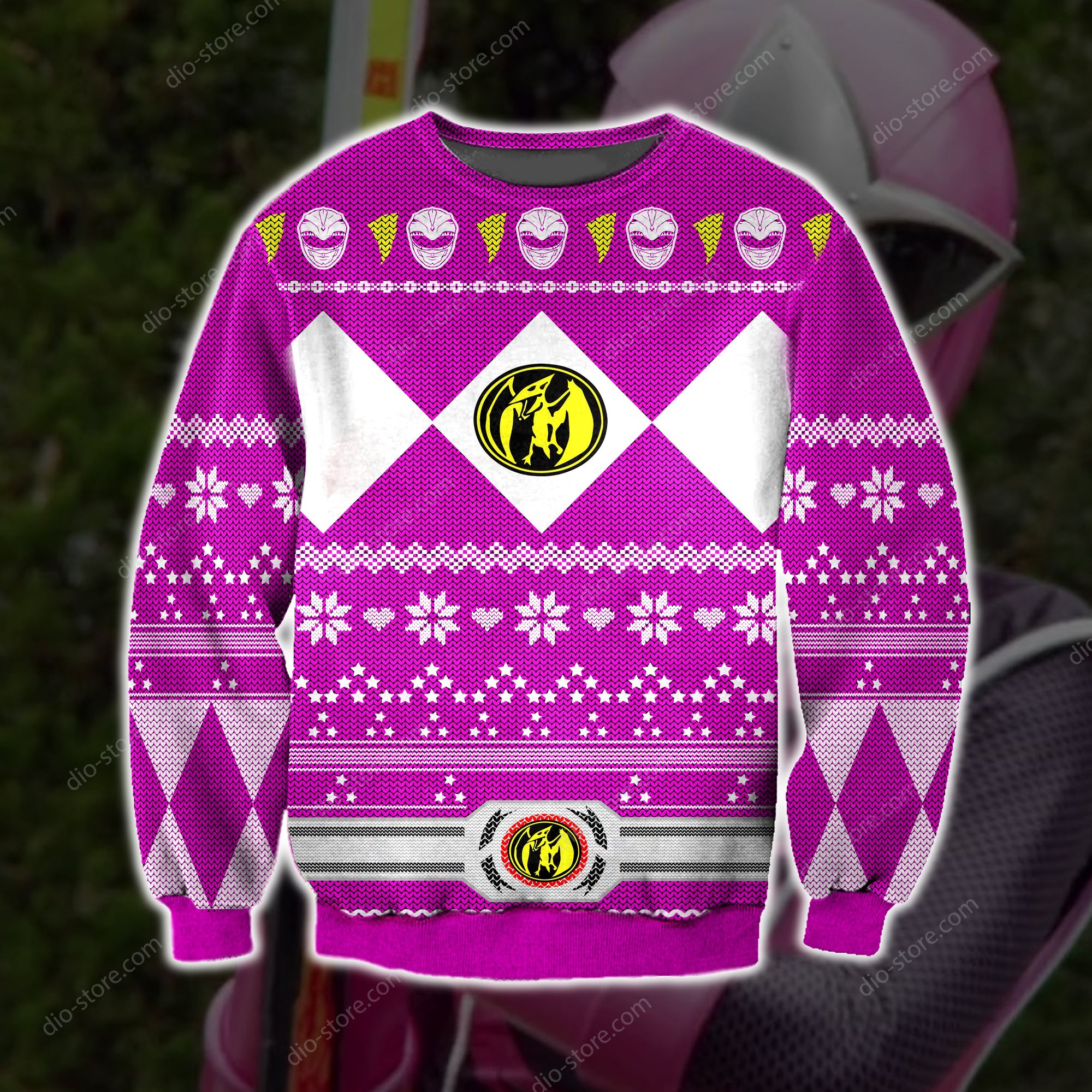 Power Rangers Knitting Pattern 3D Print Ugly Sweater Hoodie All Over Printed Cint10470 Power Rangers Knitting Pattern 3D Print Ugly Sweater Hoodie All Over Printed Cint10470