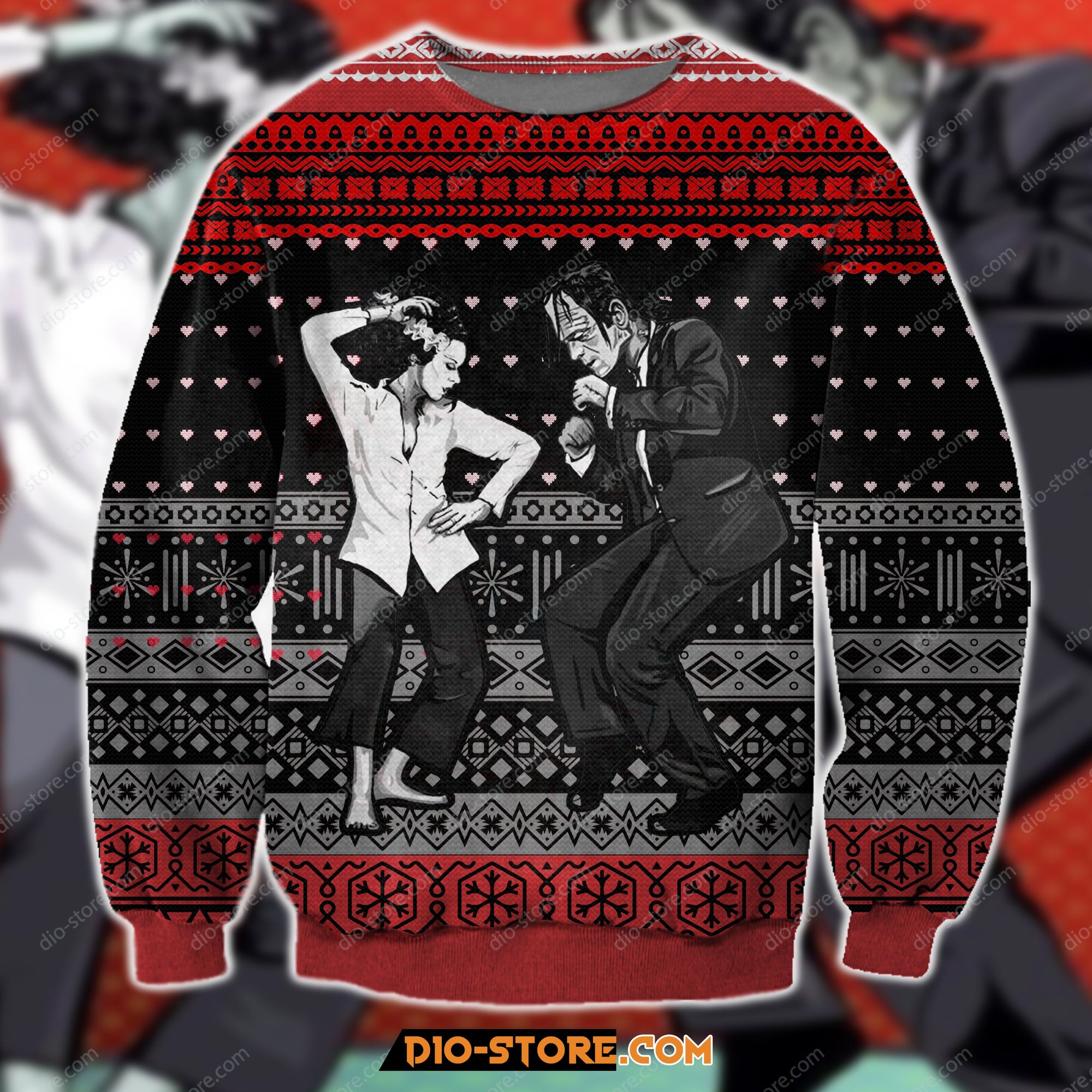Pulp Frankenstein 3D Print Ugly Christmas Sweater Hoodie All Over Printed Cint10081