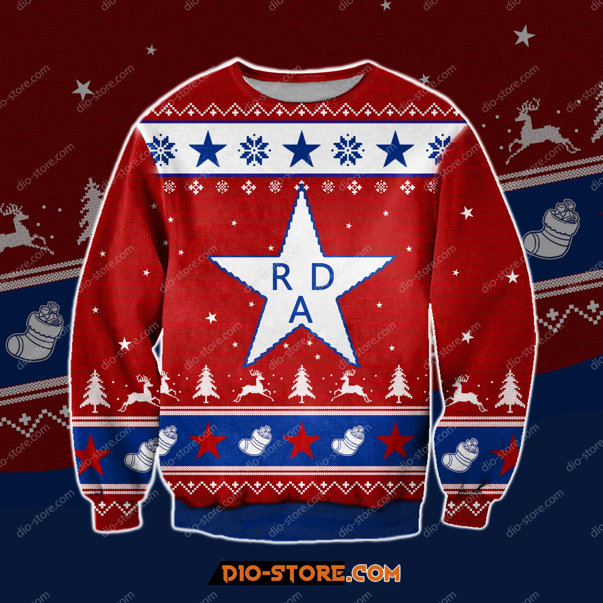 Rad Game 3D Knitting Pattern Print Ugly Christmas Sweater Hoodie All Over Printed Cint10190
