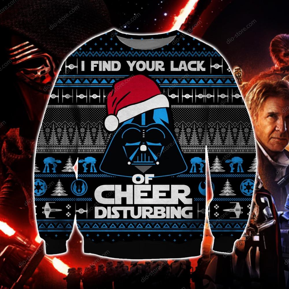 Star Wars Knitting Pattern 3D Print Ugly Christmas Sweater Hoodie All Over Printed Cint10635 Star Wars Knitting Pattern 3D Print Ugly Christmas Sweater Hoodie All Over Printed Cint10635