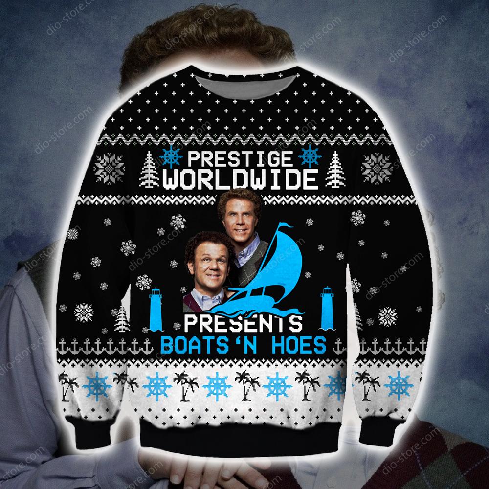 Step Brothers Knitting Pattern 3D Print Ugly Christmas Sweater Hoodie All Over Printed Cint10723