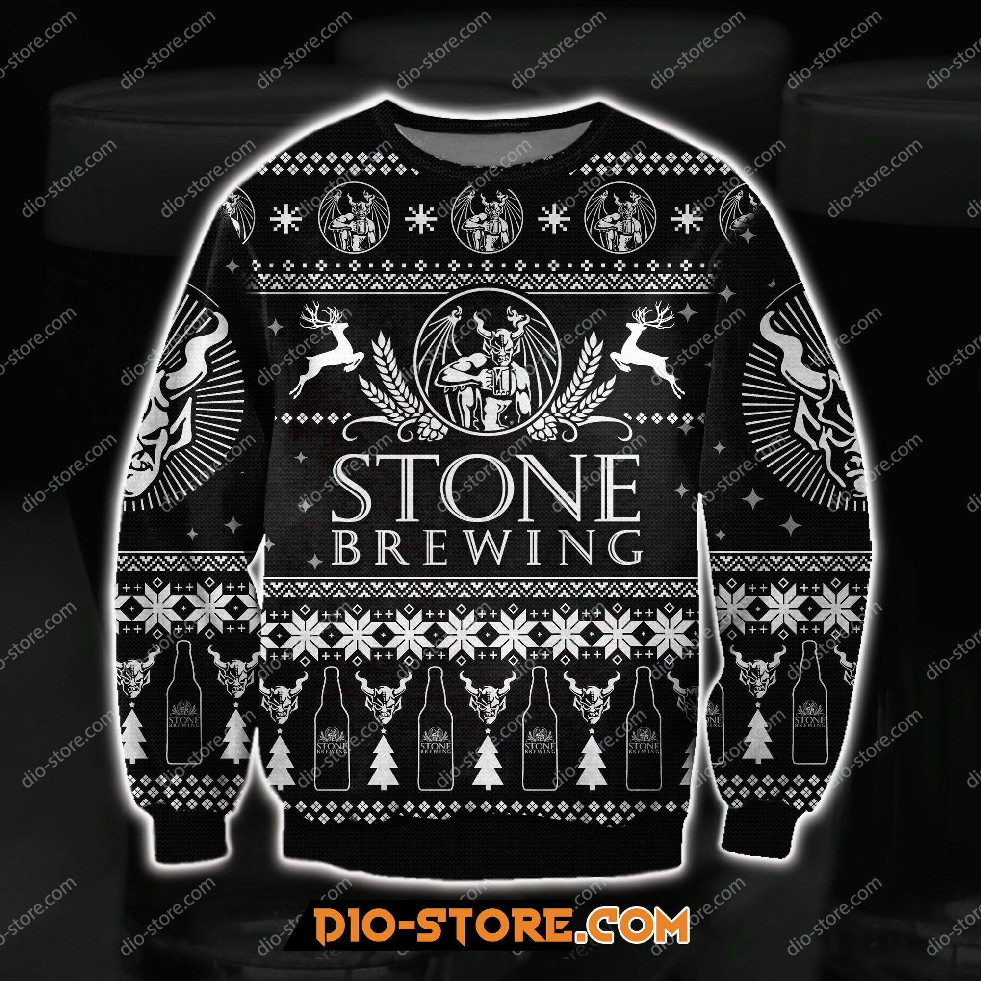 Stone Brewing 3D All Over Print Ugly Christmas Sweater Hoodie All Over Printed Cint10329 Stone Brewing 3D All Over Print Ugly Christmas Sweater Hoodie All Over Printed Cint10329