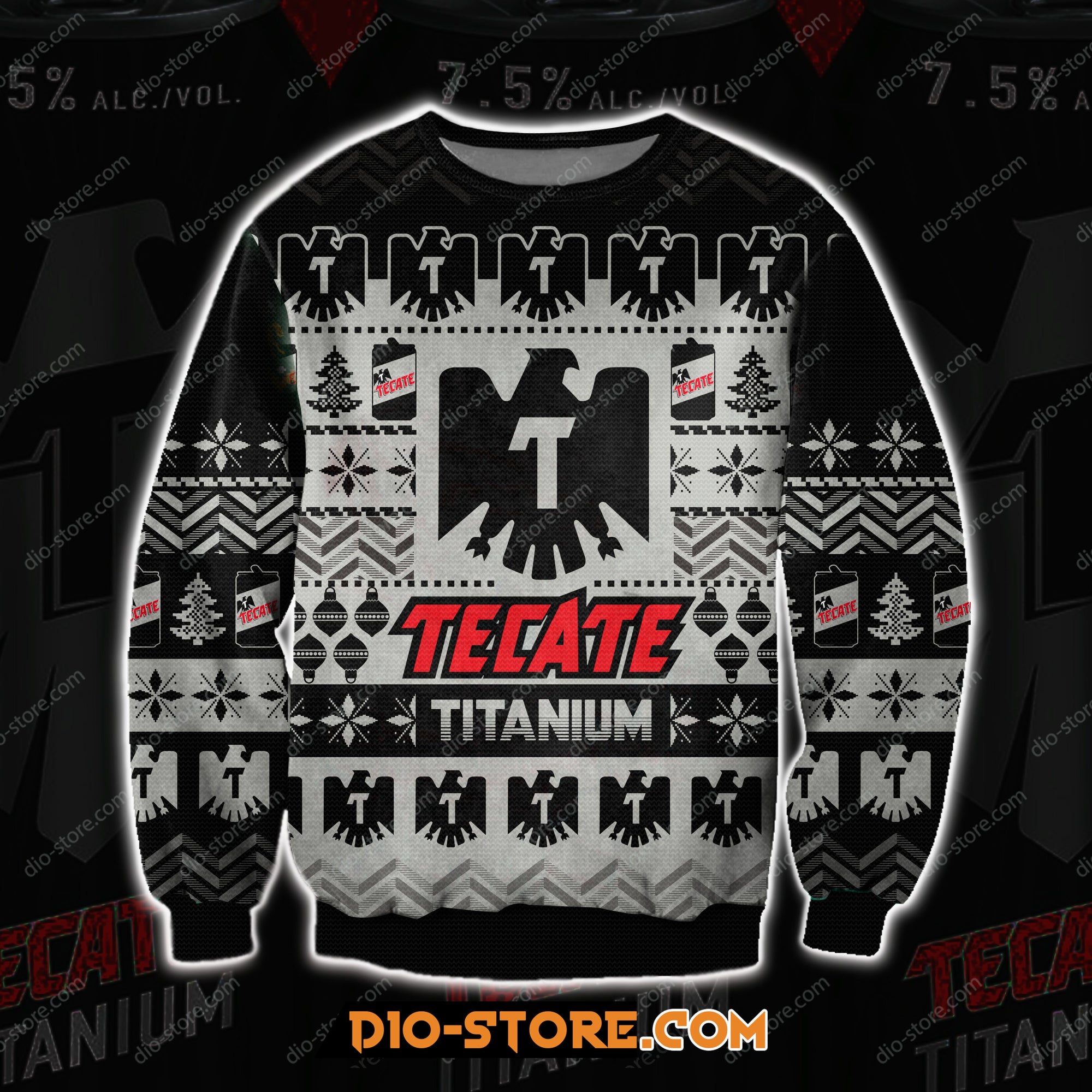 Tecate Titanium Beer 3D All Over Print Ugly Christmas Sweatshirt Hoodie All Over Printed Cint10328 Tecate Titanium Beer 3D All Over Print Ugly Christmas Sweatshirt Hoodie All Over Printed Cint10328