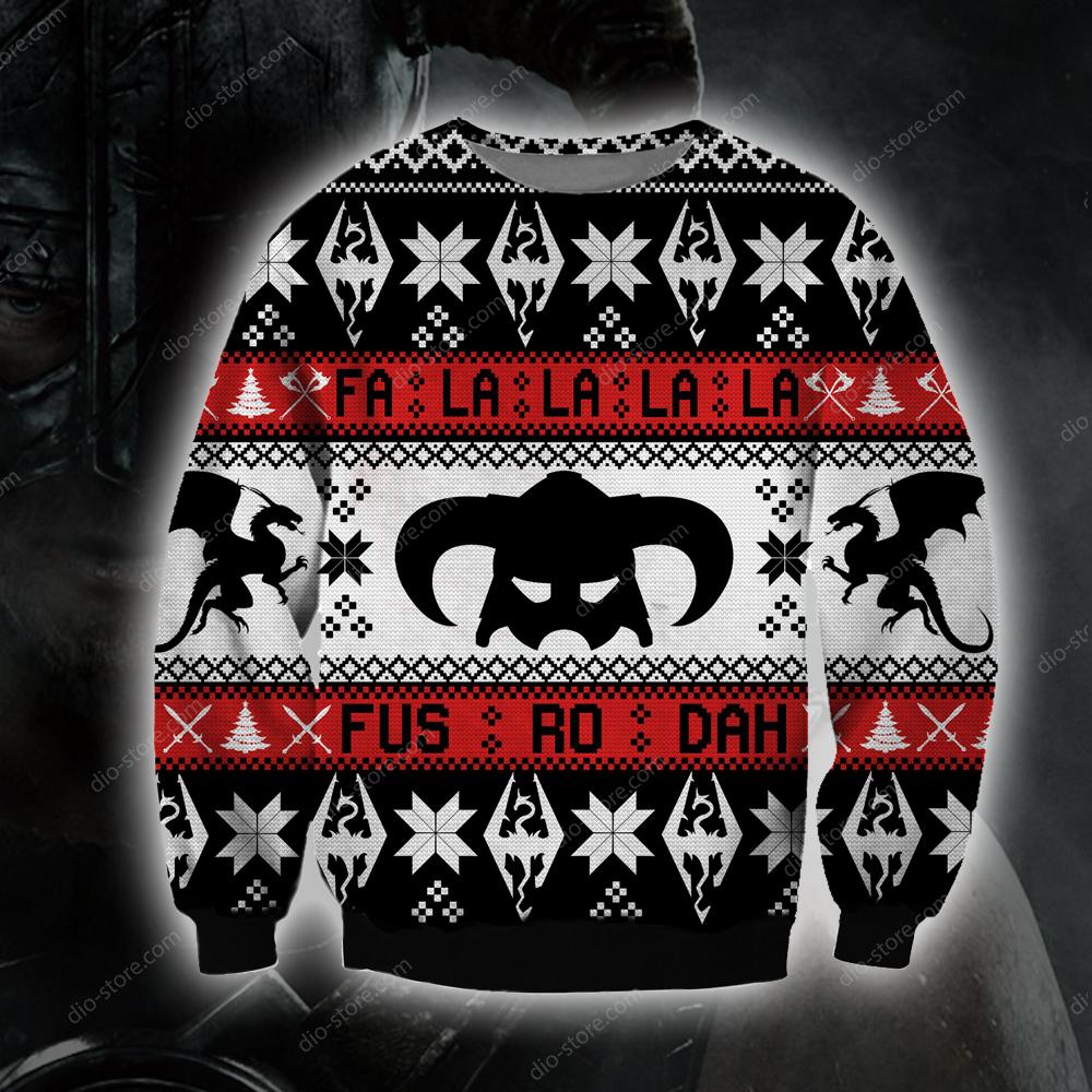 The Elder Scrolls Knitting Pattern 3D Print Ugly Christmas Sweater Hoodie All Over Printed Cint10605 The Elder Scrolls Knitting Pattern 3D Print Ugly Christmas Sweater Hoodie All Over Printed Cint10605