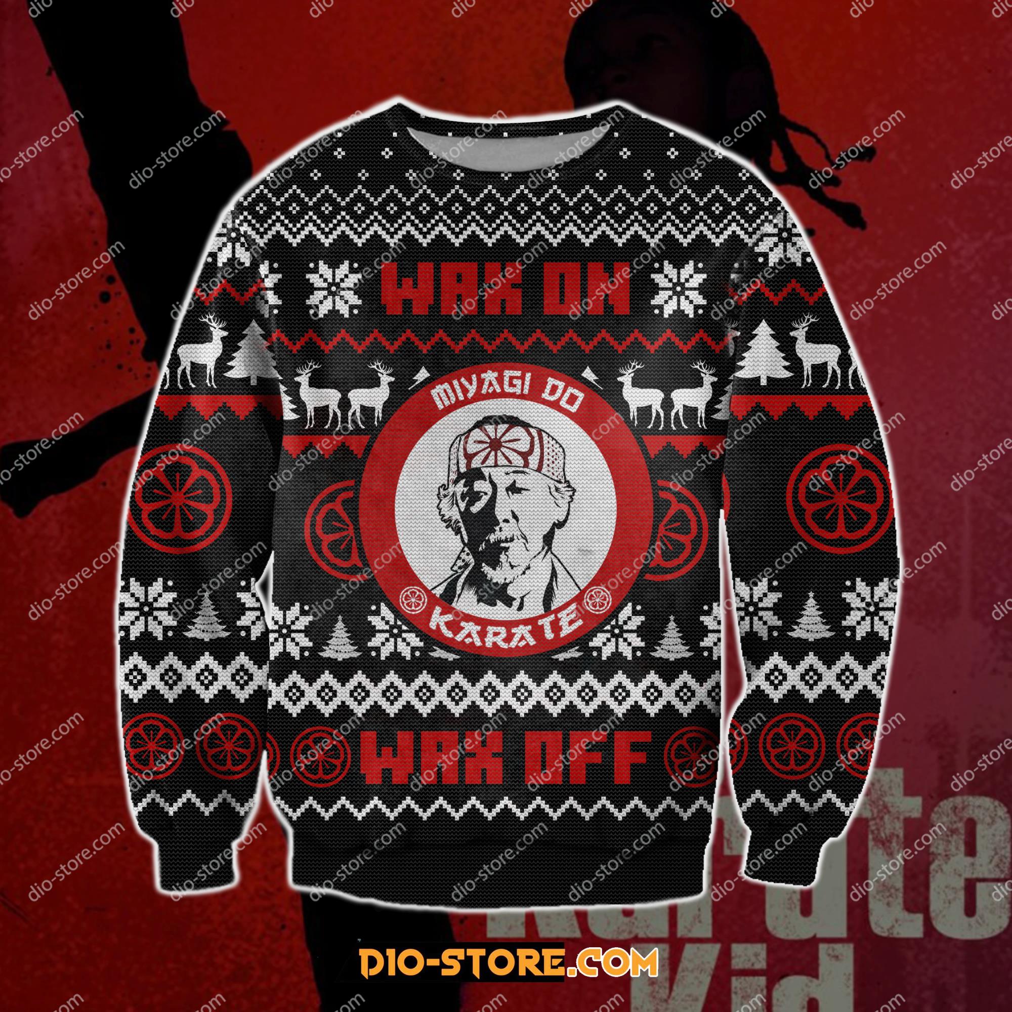 The Karate Kid 3D Print Knitting Pattern Ugly Xmas Sweater Hoodie All Over Printed Cint10125
