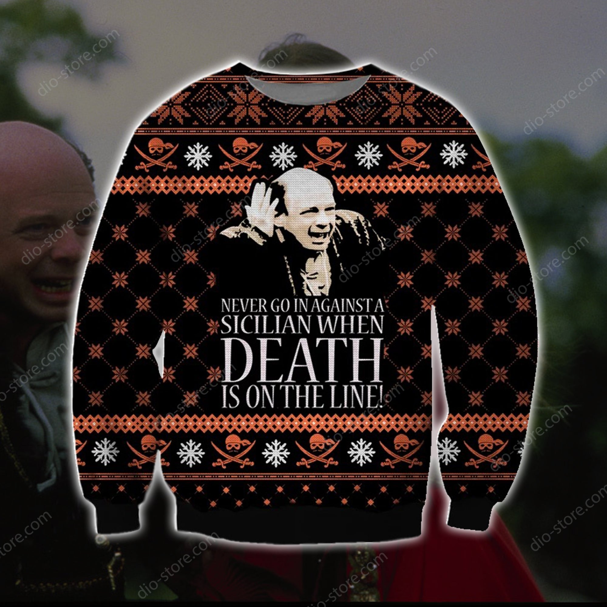 The Princess Bride Knitting Pattern 3D Print Ugly Christmas Sweater Hoodie All Over Printed Cint10625