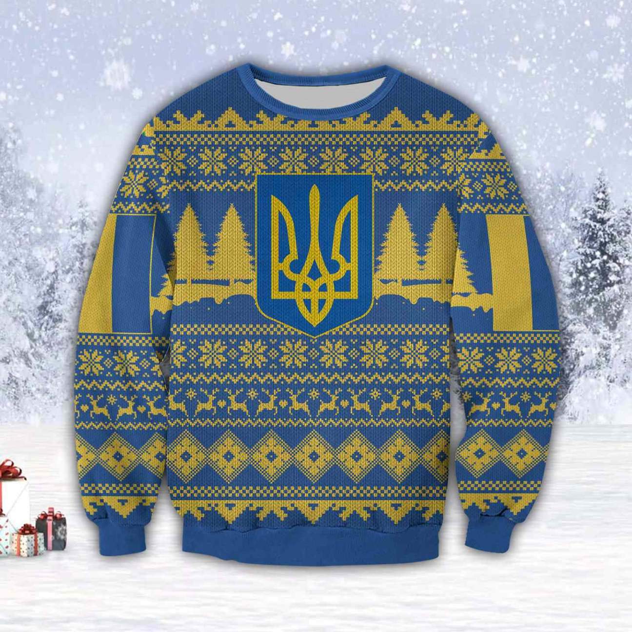 Ukraina 3D All Over Print Ugly Christmas Sweater Hoodie All Over Printed Cint10353 Ukraina 3D All Over Print Ugly Christmas Sweater Hoodie All Over Printed Cint10353