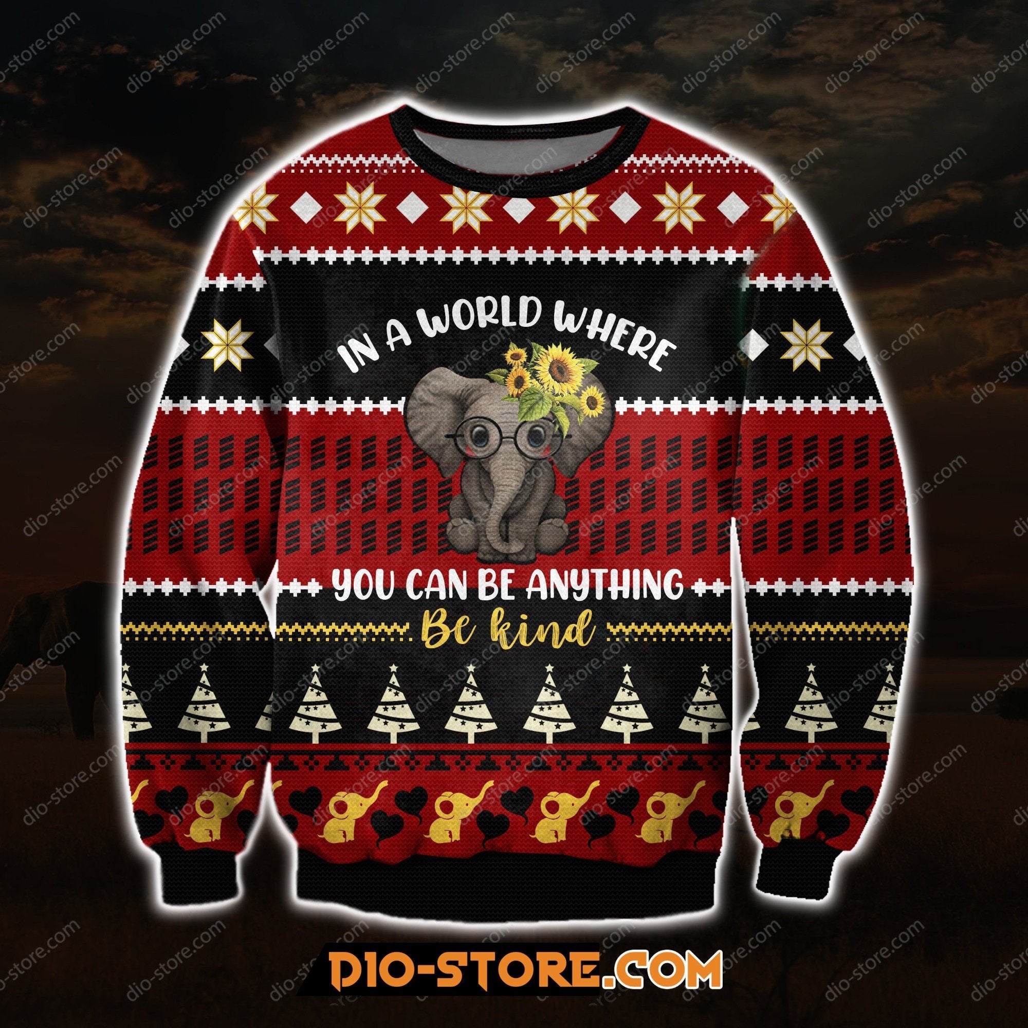 You Can Be Anything 3D Print Ugly Christmas Sweater Hoodie All Over Printed Cint10175
