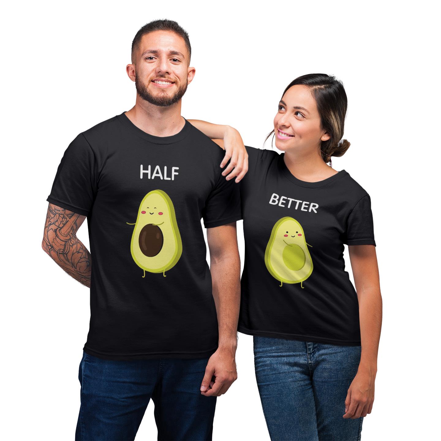 Better Half Couple Tees Avocado T-Shirt For Lover Better Half Couple Tees Avocado T-Shirt For Lover