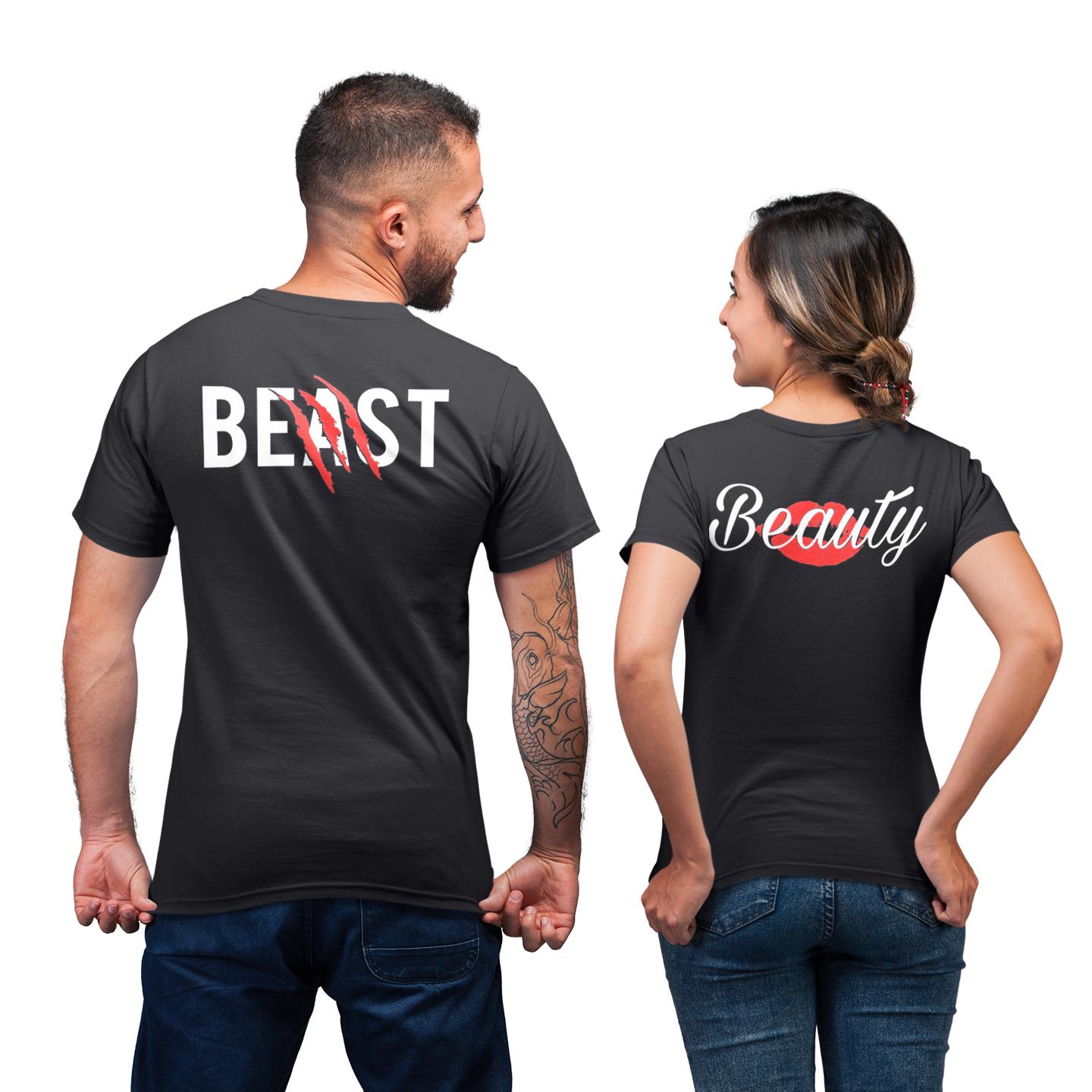 Couple The Beauty And The Beast Shirts For Lover T-shirt