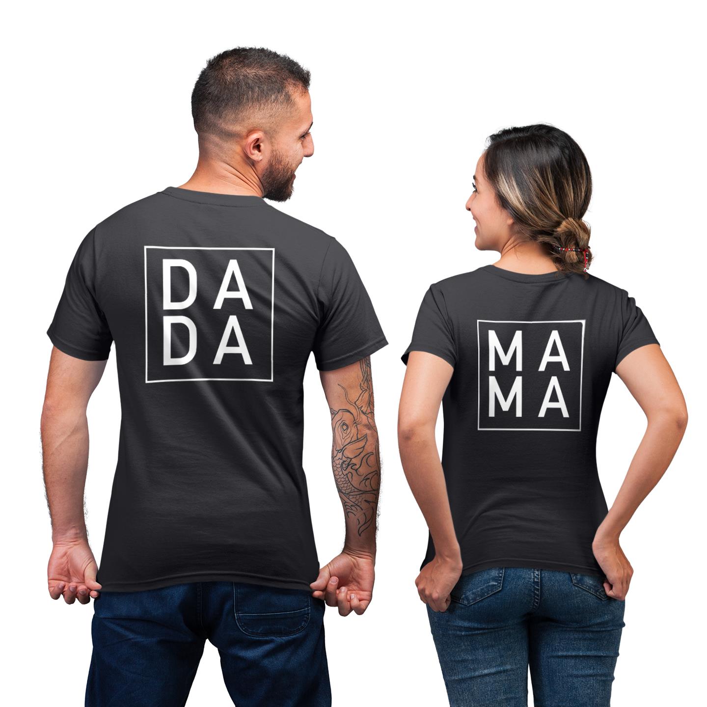 Funny Dada Mama Shirt For Couple Lover Matching T-shirt Funny Dada Mama Shirt For Couple Lover Matching T-shirt