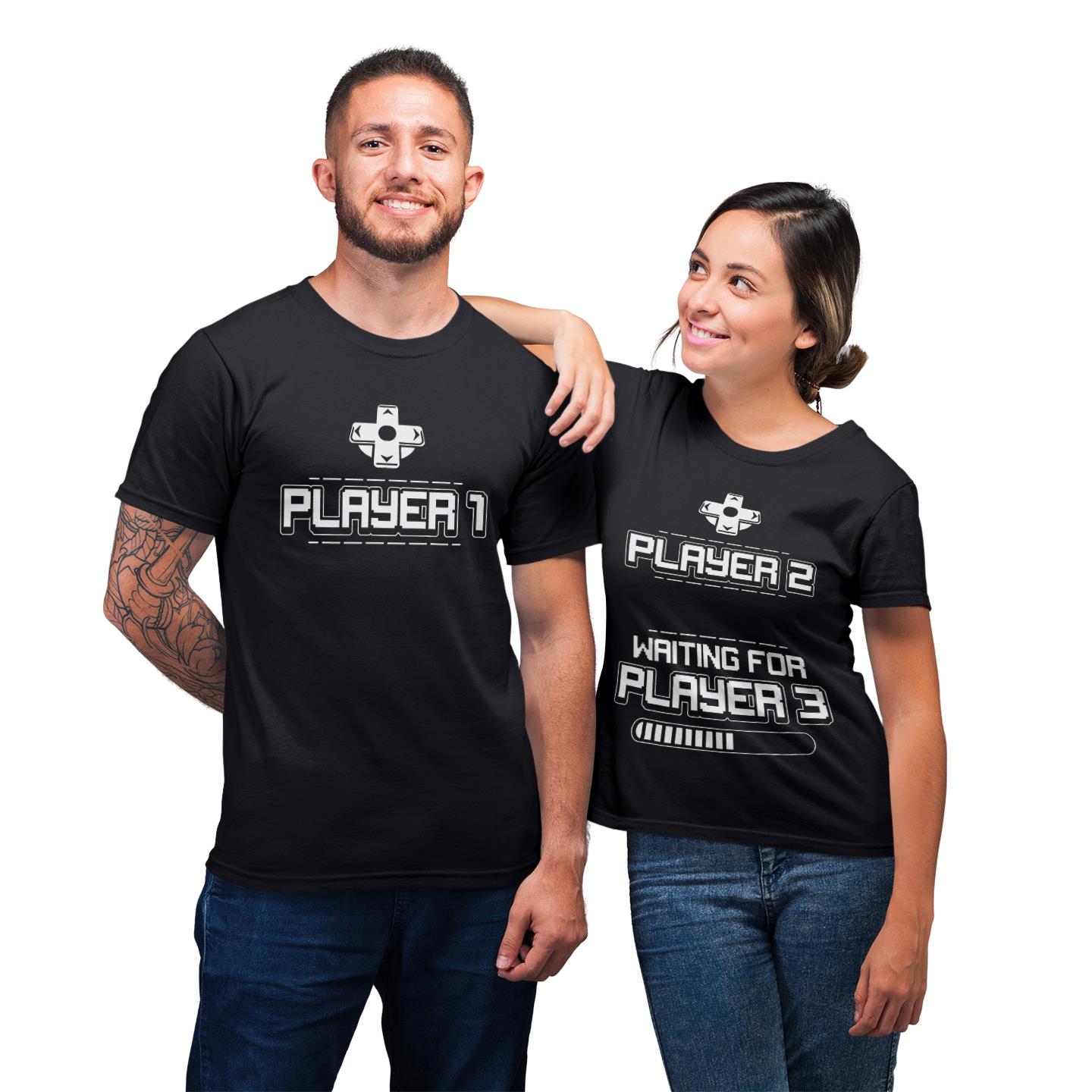 Funny Waiting For Player 3 Shirt For Couple T-shirt Funny Waiting For Player 3 Shirt For Couple T-shirt