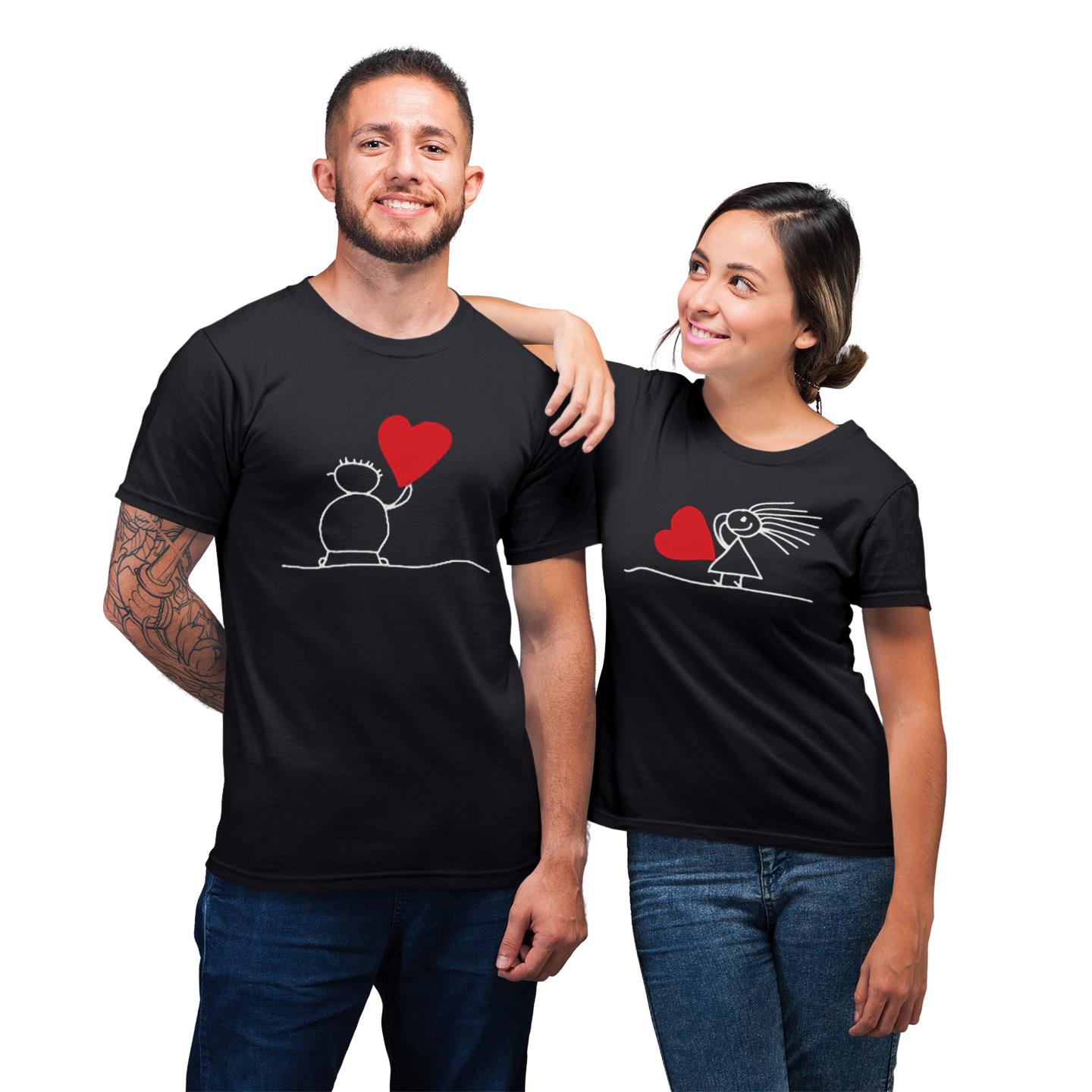 Giving Heart Him And Her Shirt For Couple Matching T-shirt Giving Heart Him And Her Shirt For Couple Matching T-shirt
