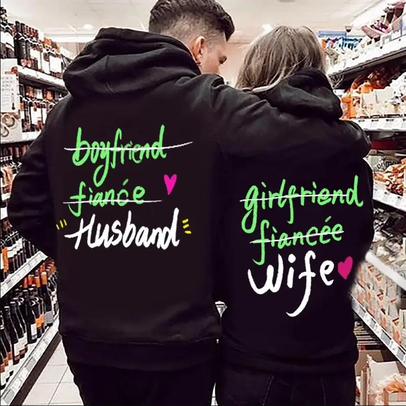 Husband&Wife Hoodie Gifts For Couple Lover Matching Husband&Wife Hoodie Gifts For Couple Lover Matching