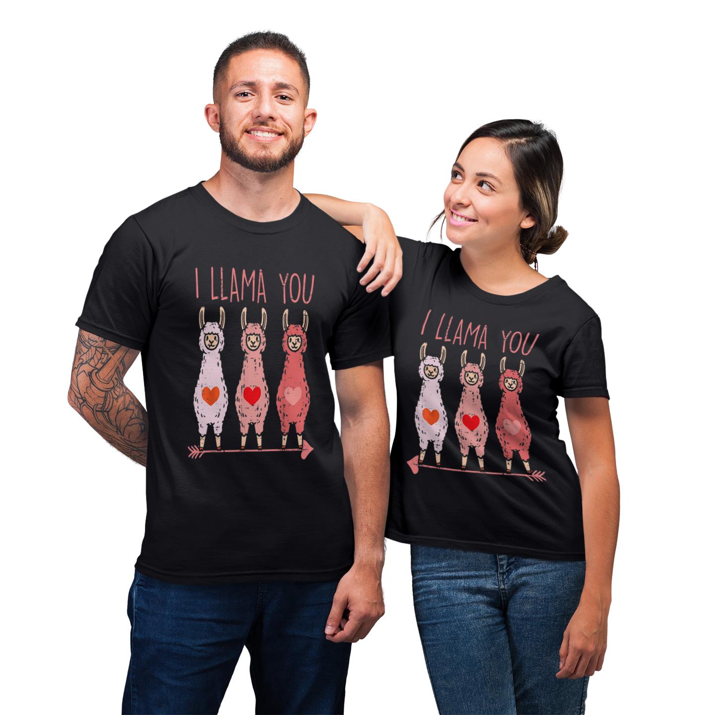 I Llama You Heart Shirt For Couple Lover Matching T-shirt I Llama You Heart Shirt For Couple Lover Matching T-shirt