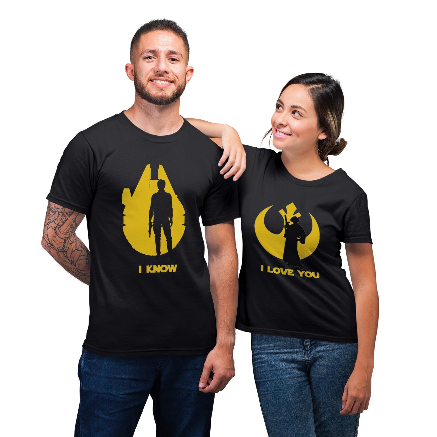 I Love You I Know Shirts. For Couple Love Matching T-Shirt I Love You I Know Shirts. For Couple Love Matching T-Shirt