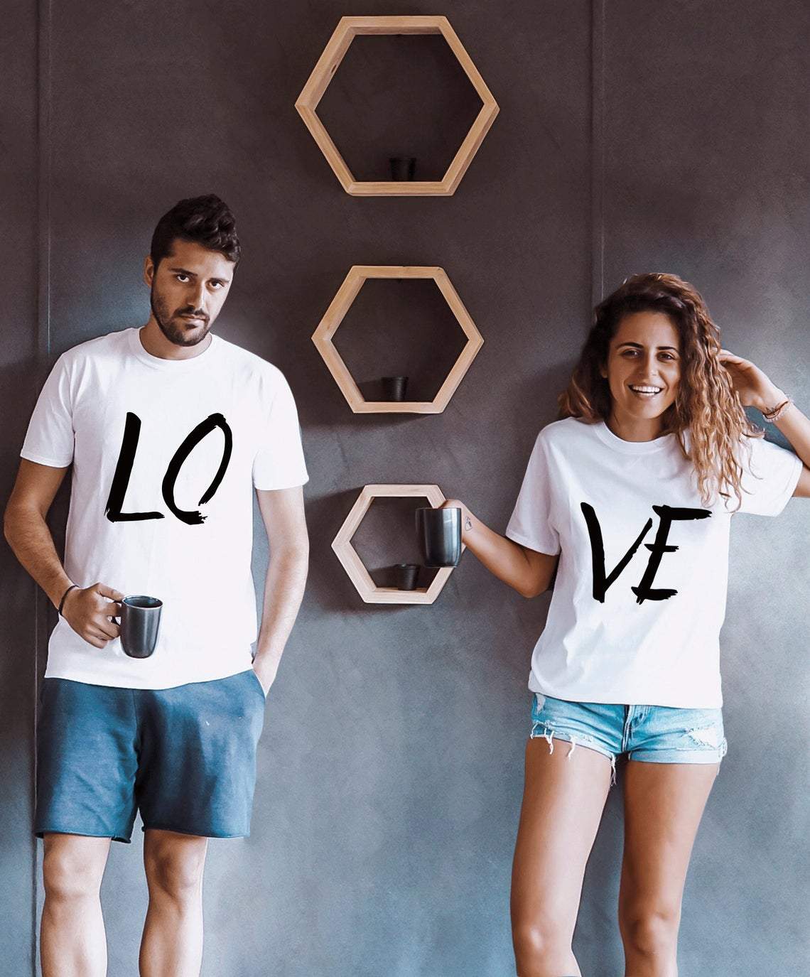 LOVE For Couple Lover Matching T-shirt LOVE For Couple Lover Matching T-shirt