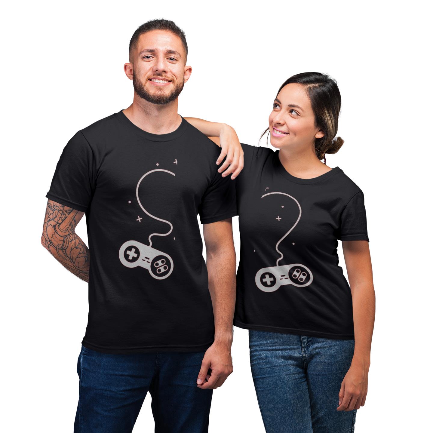 Love Is Just A Game Shirt For Gamer Couples Lover Matching T-shirt