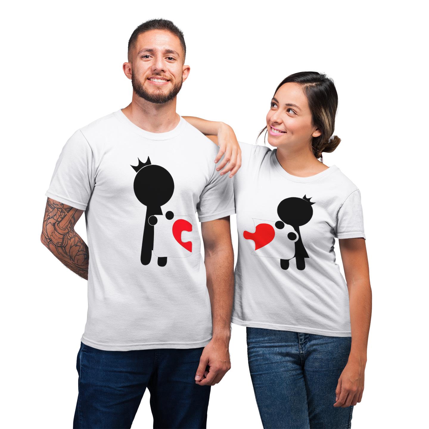 Matching Puzzle For Lover Couple Funny His And Hers Gift T-Shirt Matching Puzzle For Lover Couple Funny His And Hers Gift T-Shirt