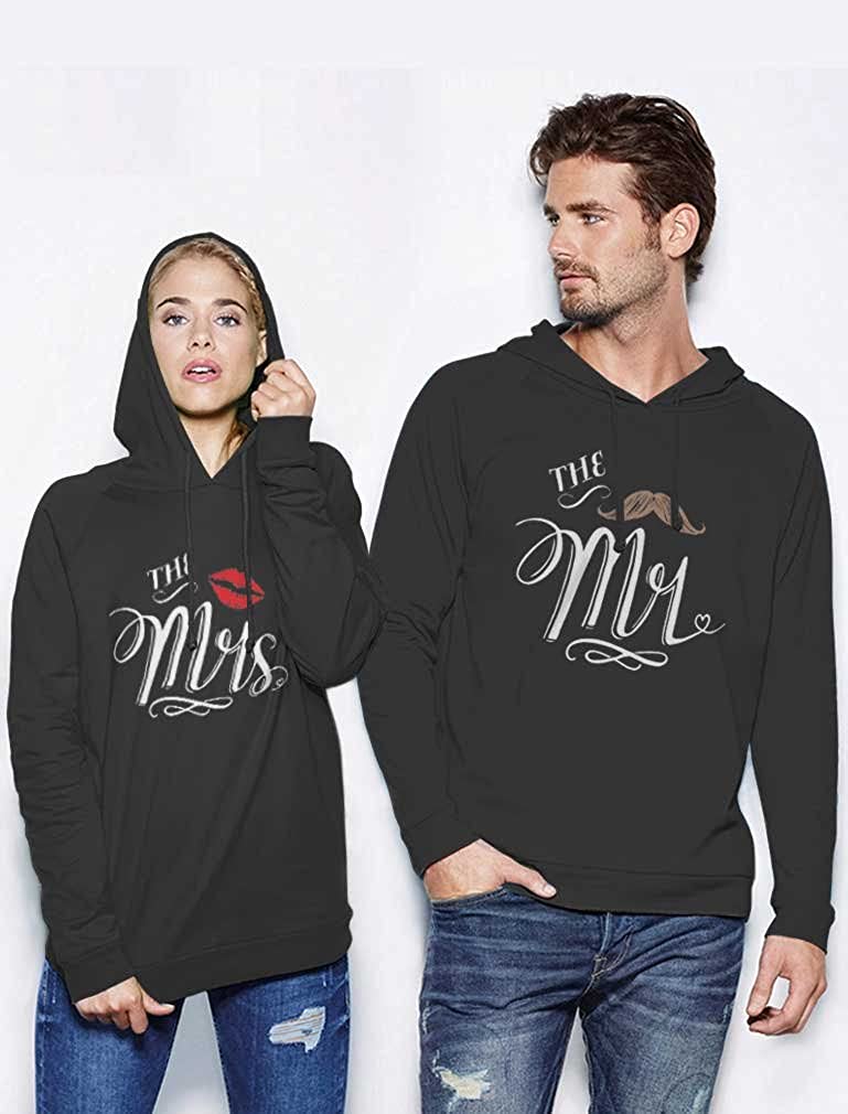 Mr & Mrs Hoodie Gifts For Couple Lover Matching