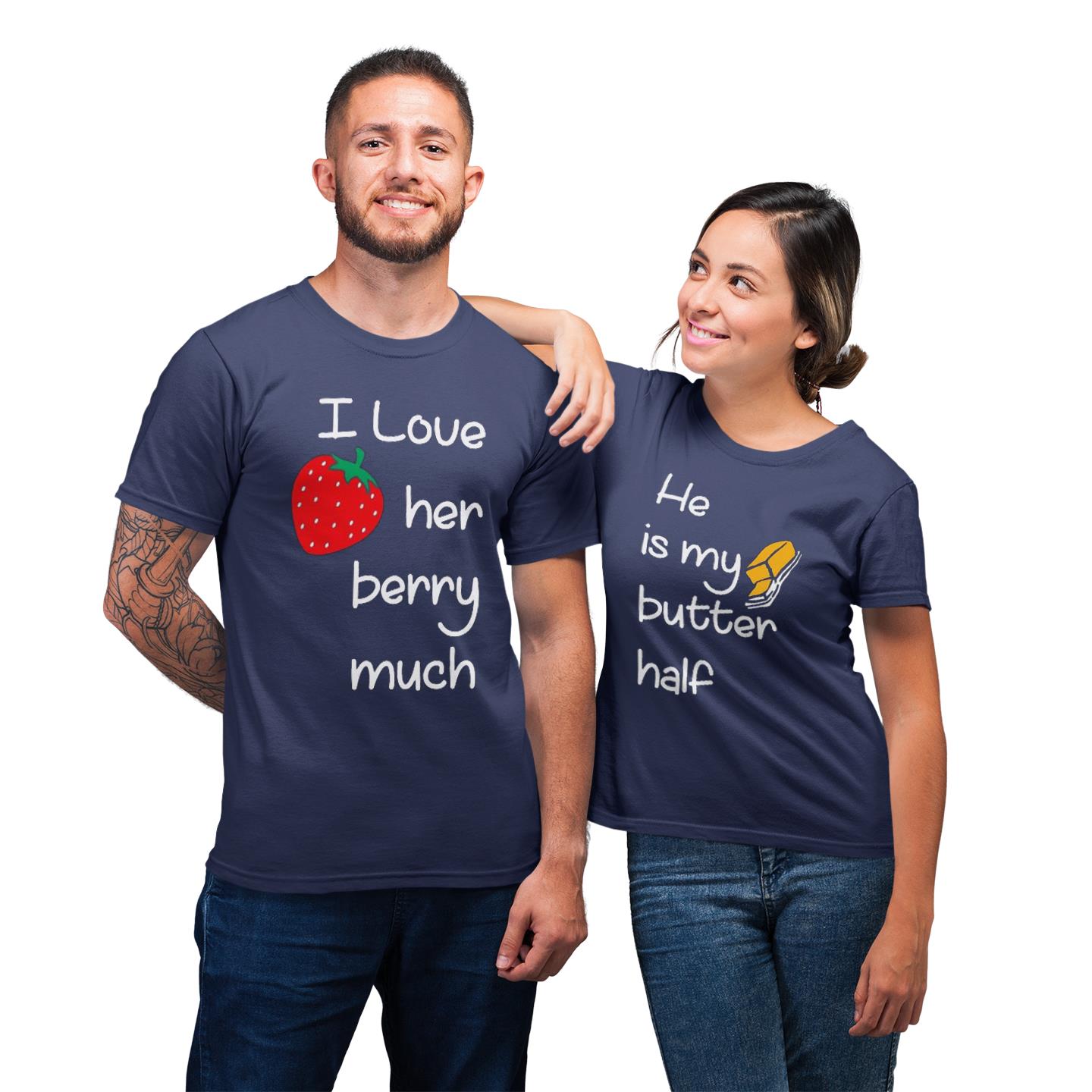 My Butter Half Matching I Lover Her Berry Much For Couple T-shirt My Butter Half Matching I Lover Her Berry Much For Couple T-shirt