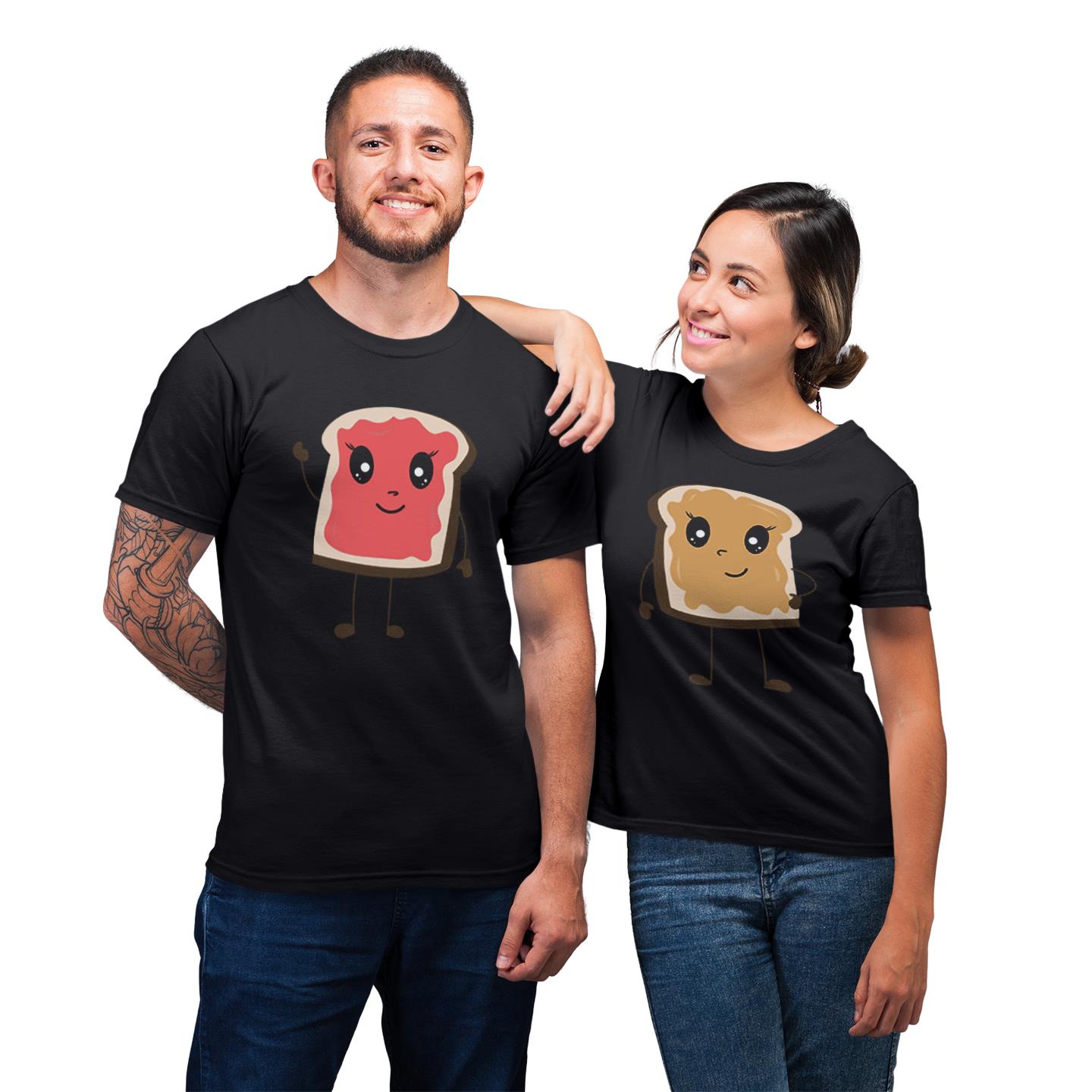Peanut Butter and Jelly Matching Couples T-shirts Peanut Butter and Jelly Matching Couples T-shirts