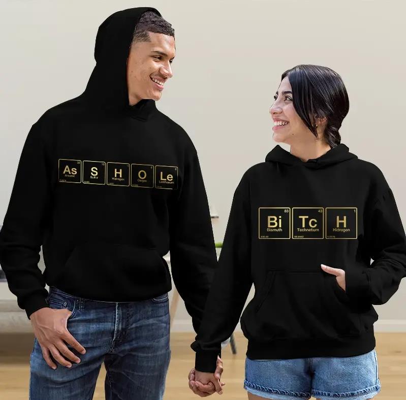 Periodic Table Hoodie Gifts For Couple Lover Matching Periodic Table Hoodie Gifts For Couple Lover Matching