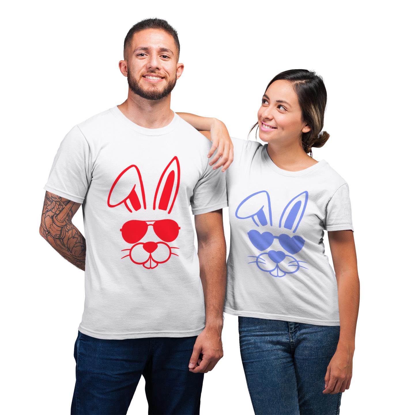 Playboy Playgirl His And Her Shirt For Couples Lover Matching T-shirt