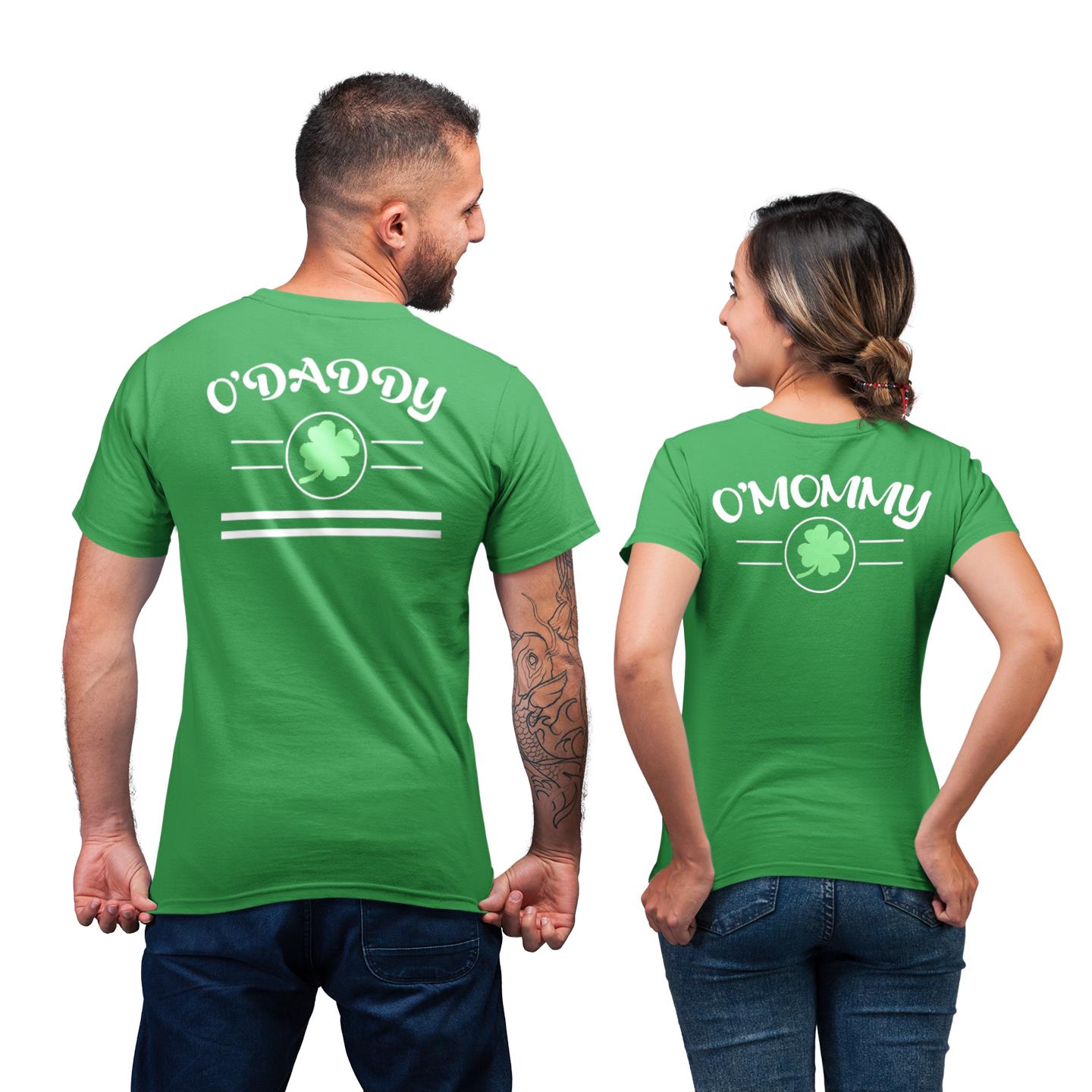 St Patrick?s Day Mommy Daddy Shirt For Couple Matching T-shirt St Patrick?s Day Mommy Daddy Shirt For Couple Matching T-shirt