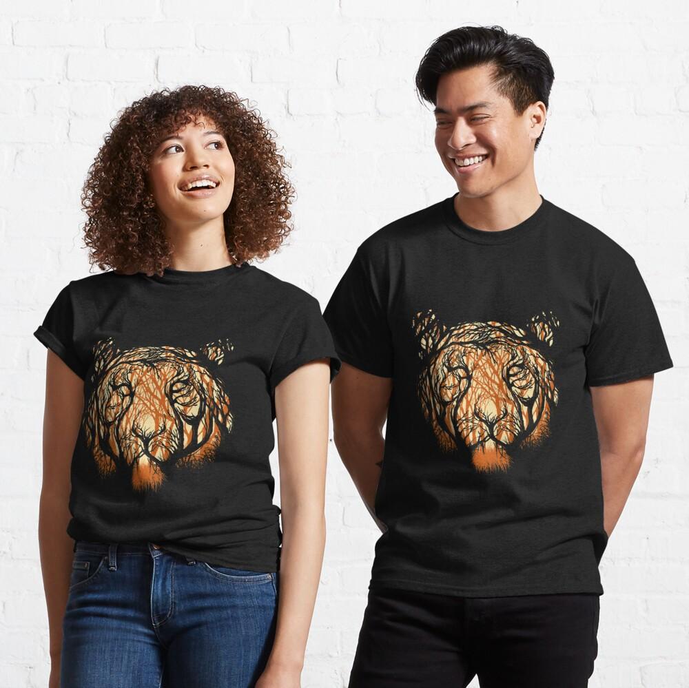 Tiger In Dark Matching For Couple Lover Gift T-shirt Tiger In Dark Matching For Couple Lover Gift T-shirt