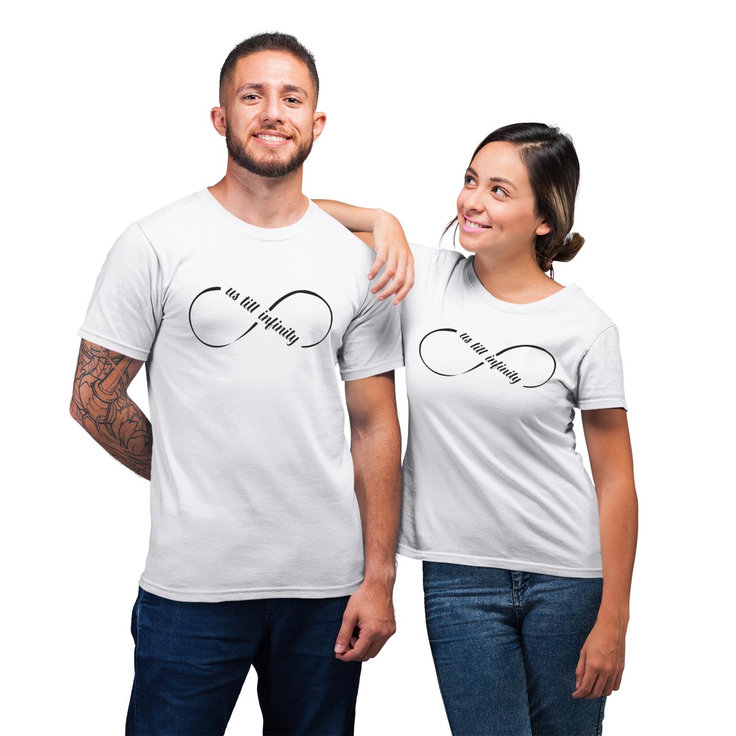 Us Till Infinity Shirt For Couple Lover T-shirt Us Till Infinity Shirt For Couple Lover T-shirt