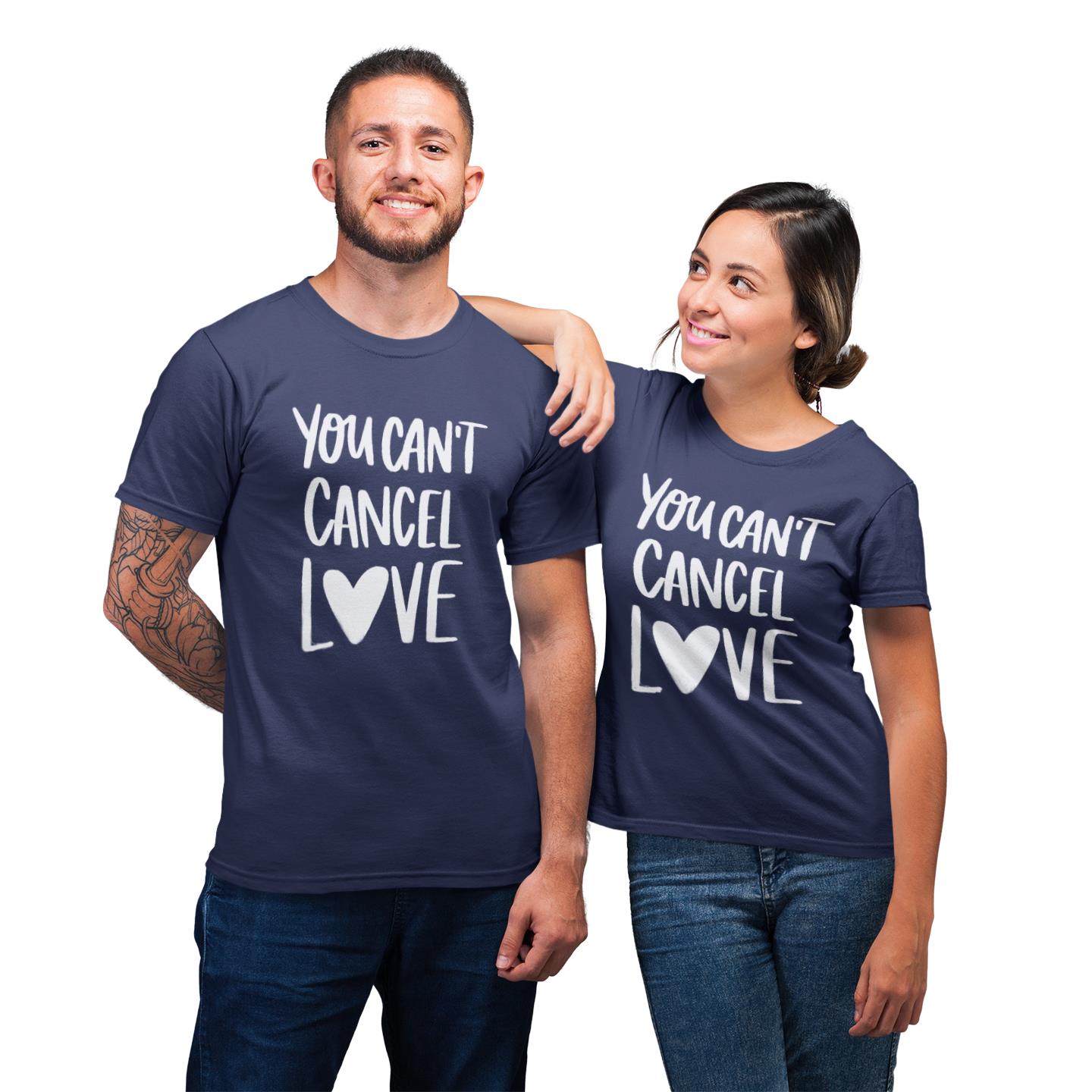 You Can?t Cancel Love Shirt For Couple Lover His And Her Matching T-shirt You Can?t Cancel Love Shirt For Couple Lover His And Her Matching T-shirt