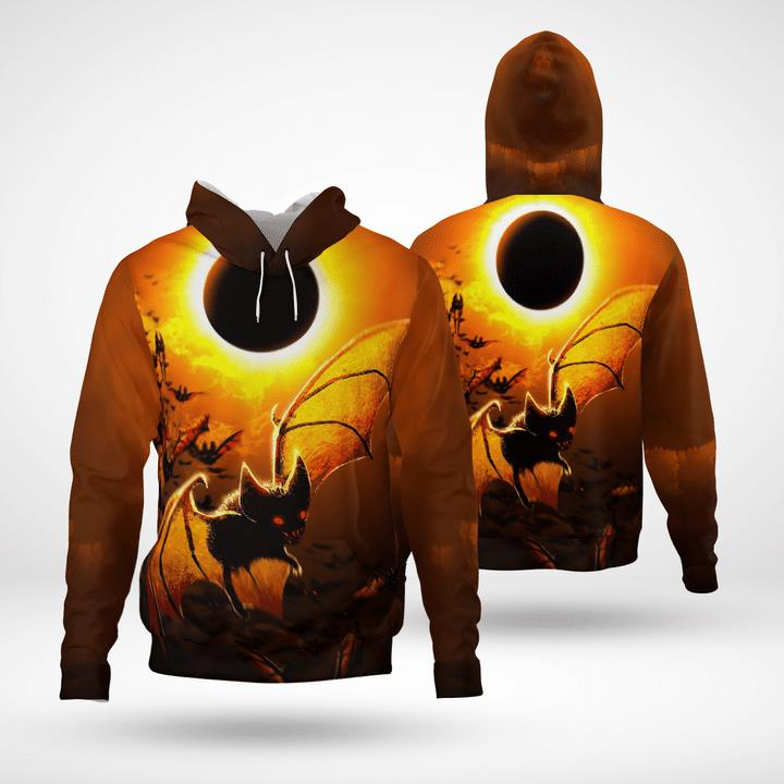 Halloween Night Bats Hunting Scary Night Spooky 3D Hoodies Halloween Night Bats Hunting Scary Night Spooky 3D Hoodies