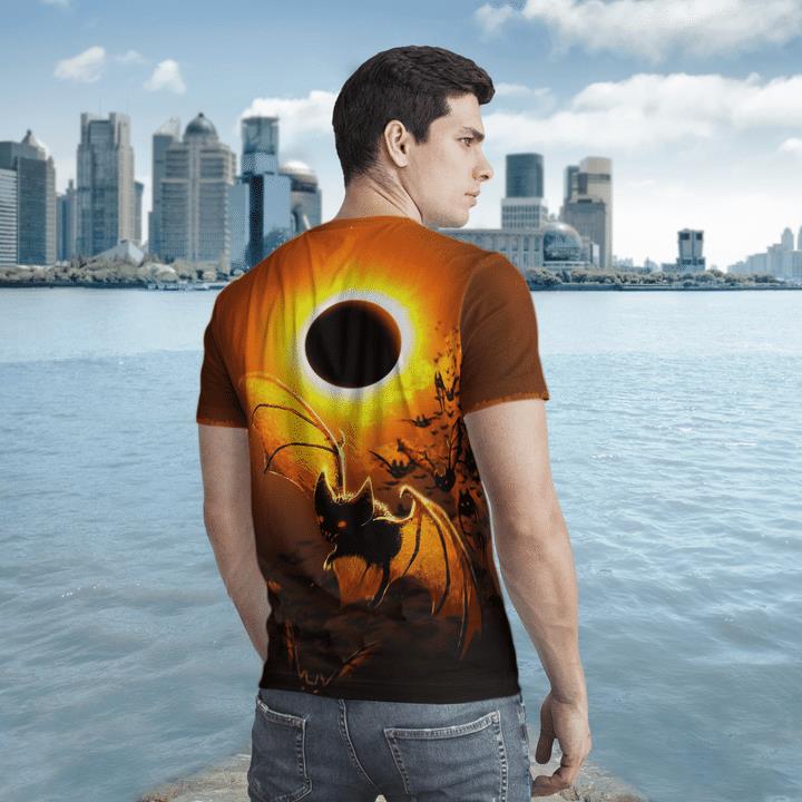 Halloween Night Bats Hunting Scary Night Spooky 3D T-Shirt 2 » Cool Gifts for You - Mfamilygift Halloween Night Bats Hunting Scary Night Spooky 3D T-Shirt 2