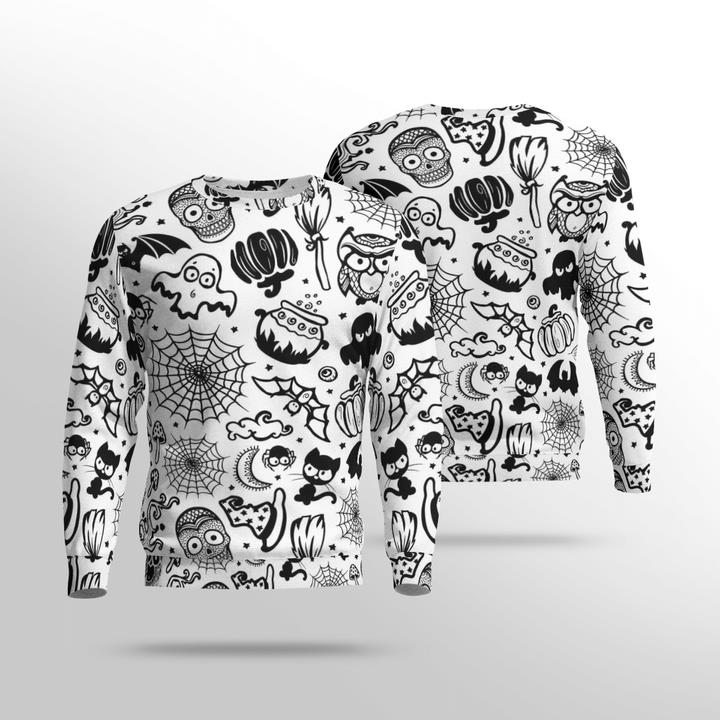 Halloween Symbols Scarry Night 3D Hawaii Shirt