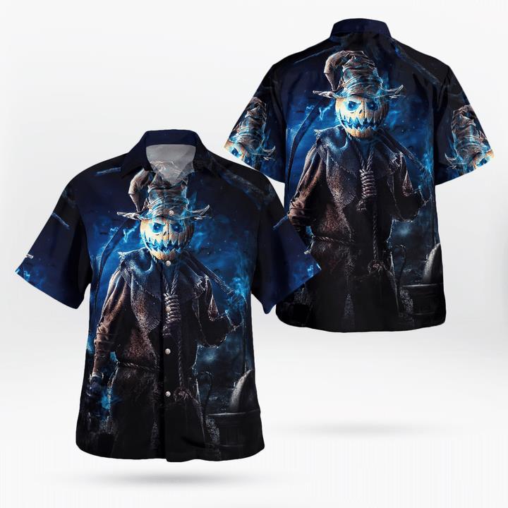 Jack-O-Lantern Grim Pumpkin Hunter Halloween 3D Hawaii Shirt