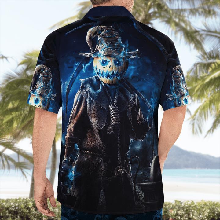 Jack-O-Lantern Grim Pumpkin Hunter Halloween 3D Hawaii Shirt 2 » Cool Gifts for You - Mfamilygift Jack-O-Lantern Grim Pumpkin Hunter Halloween 3D Hawaii Shirt 2
