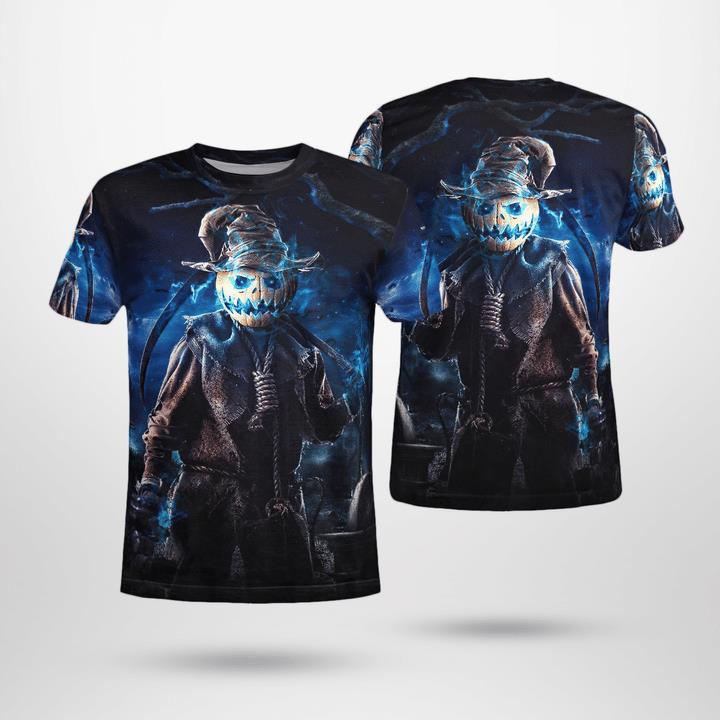 Jack-O-Lantern Grim Pumpkin Hunter Halloween 3D T-Shirt Jack-O-Lantern Grim Pumpkin Hunter Halloween 3D T-Shirt