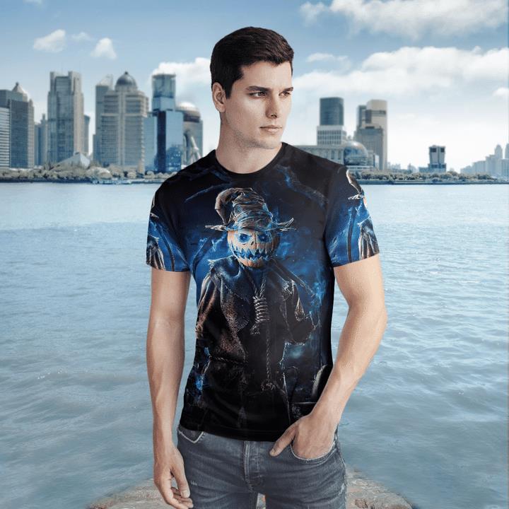 Jack-O-Lantern Grim Pumpkin Hunter Halloween 3D T-Shirt 1 » Cool Gifts for You - Mfamilygift Jack-O-Lantern Grim Pumpkin Hunter Halloween 3D T-Shirt 1